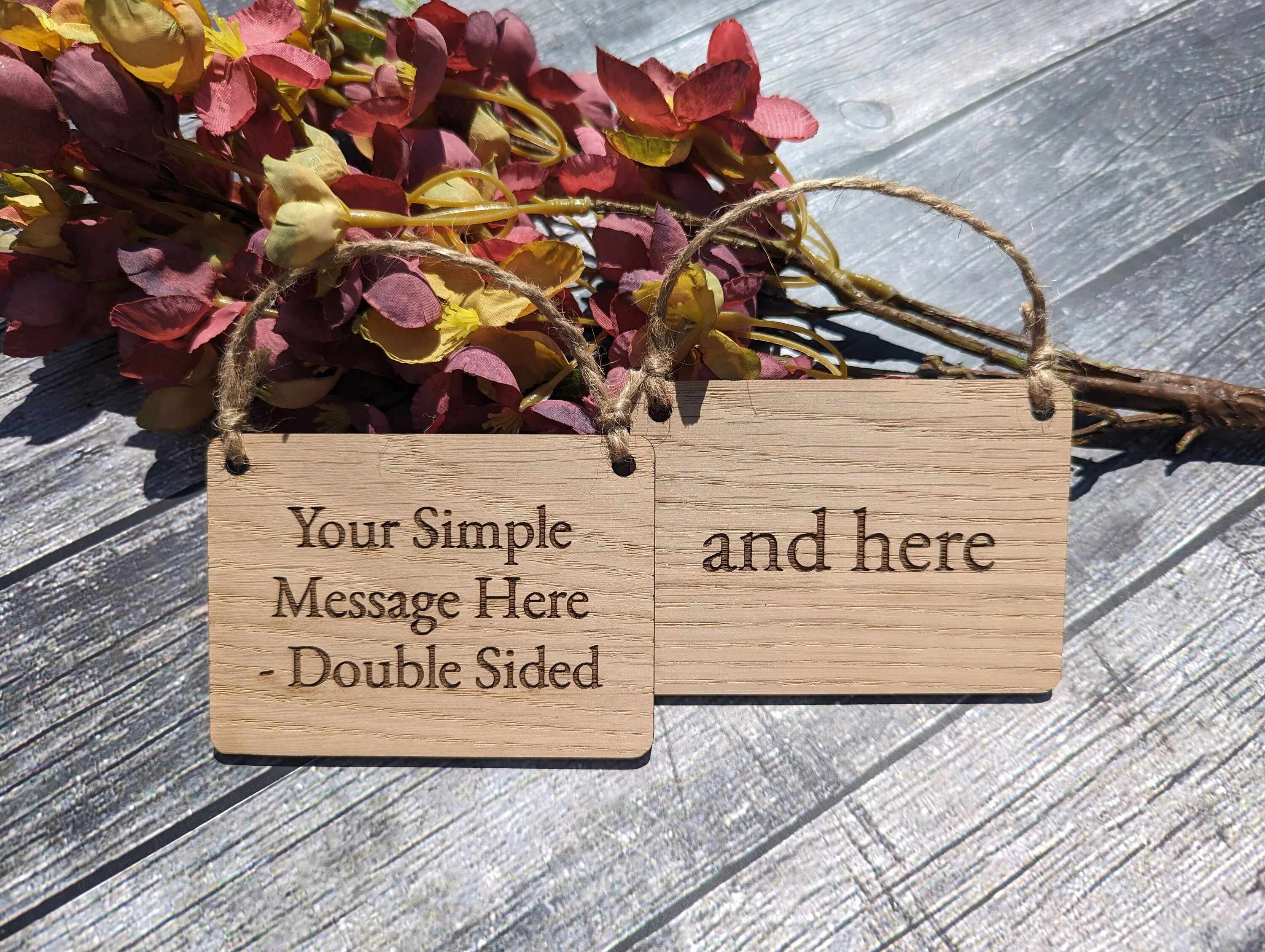 Double Sided Wooden Personalised Sign | Personalised 2 Sided Wooden Hanging Sign | Birthday Gift | Man Cave Sign | Bar Sign | Door Sign - Image 5