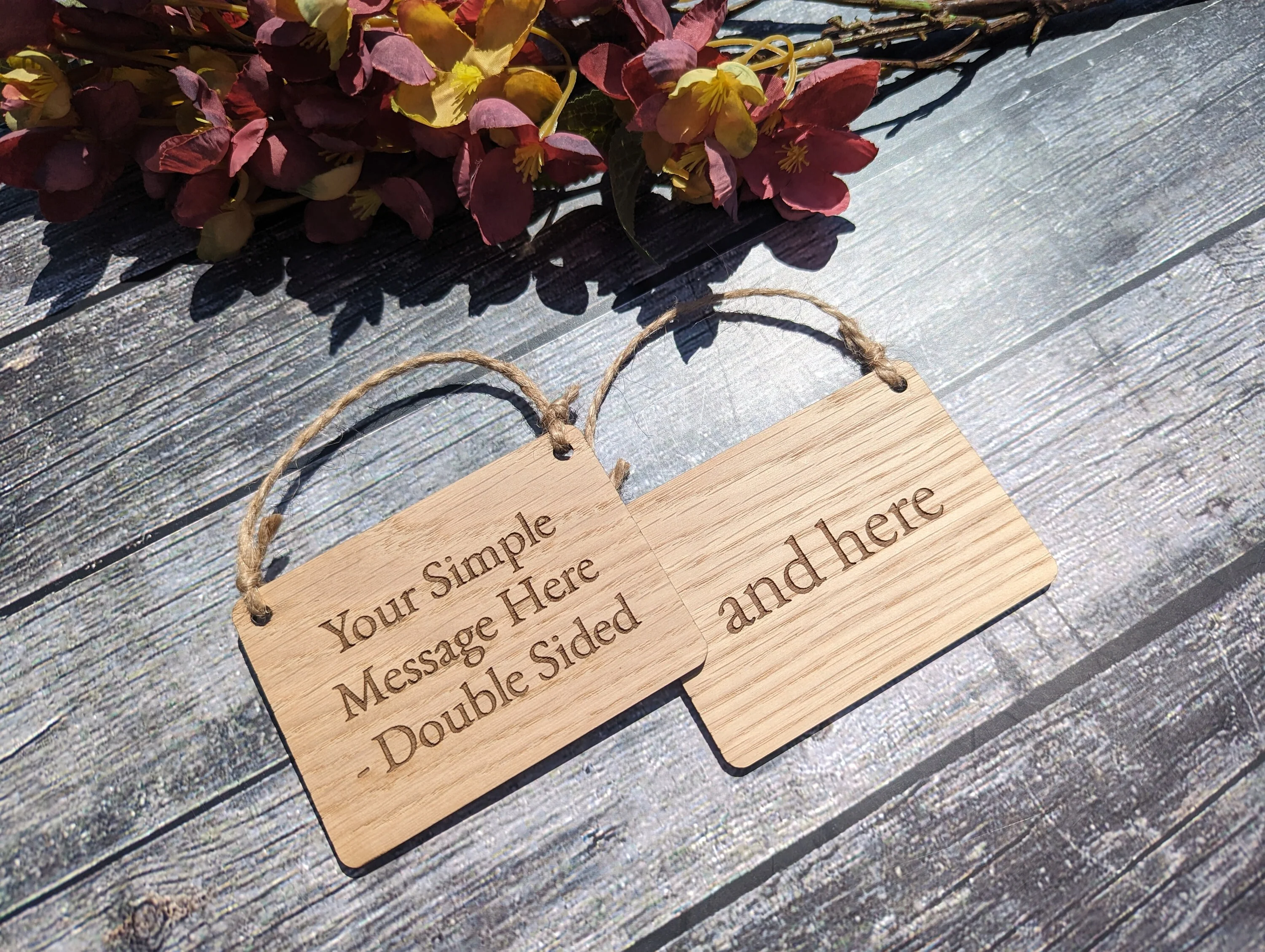 Double Sided Wooden Personalised Sign | Personalised 2 Sided Wooden Hanging Sign | Birthday Gift | Man Cave Sign | Bar Sign | Door Sign - Image 7