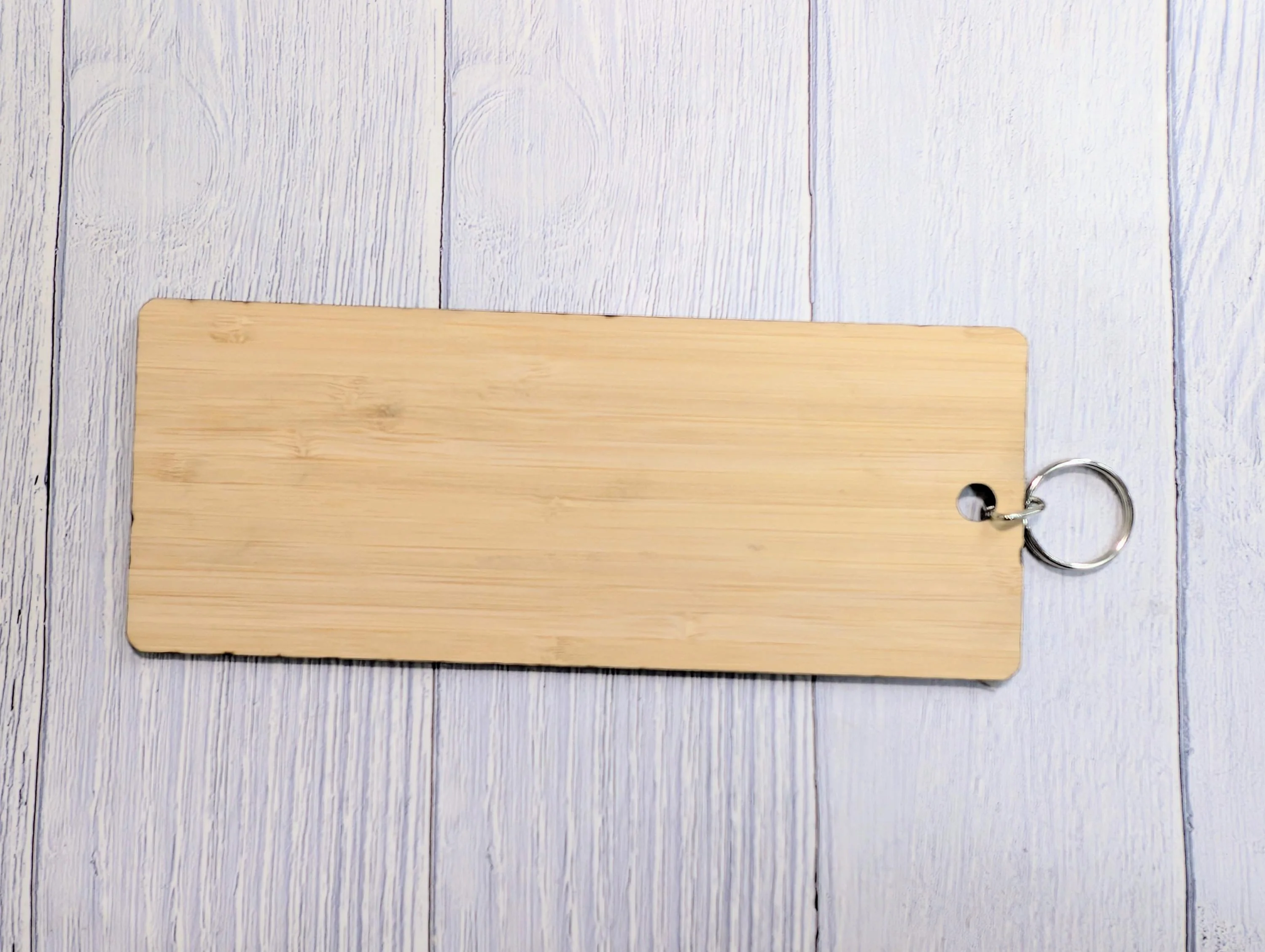 Extra-Large Bamboo Keyring, Personalised Gift, 200x80mm - Ideal for First Car, New Home, or Those Who Misplace Keys, Eco-Friendly - Image 7