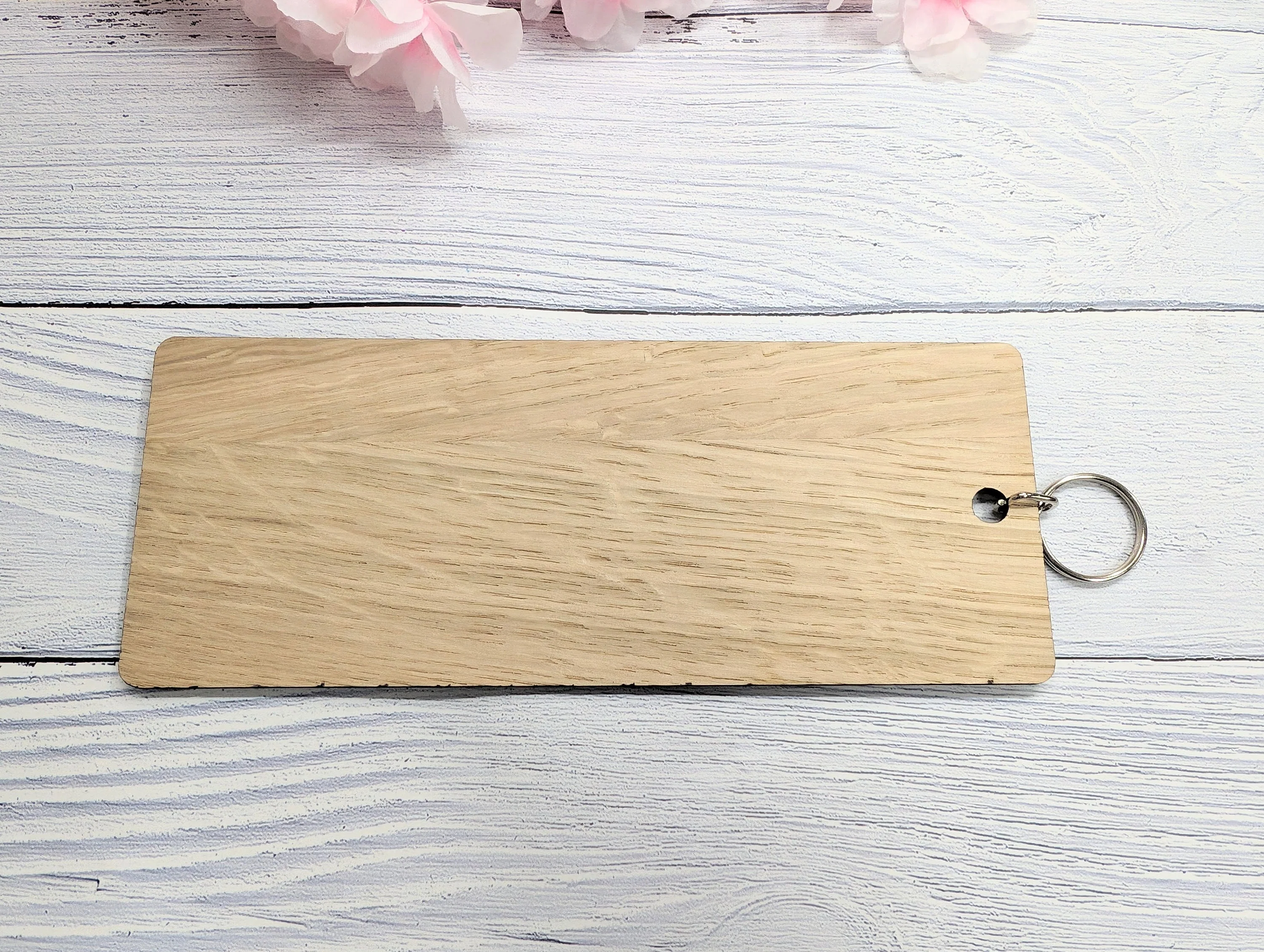 Extra-Large Wooden Keyring 'Master Key - Do Not Remove From Office' - Ideal for Important Keys | Handcrafted in Wales, Eco-Friendly Oak - Image 4