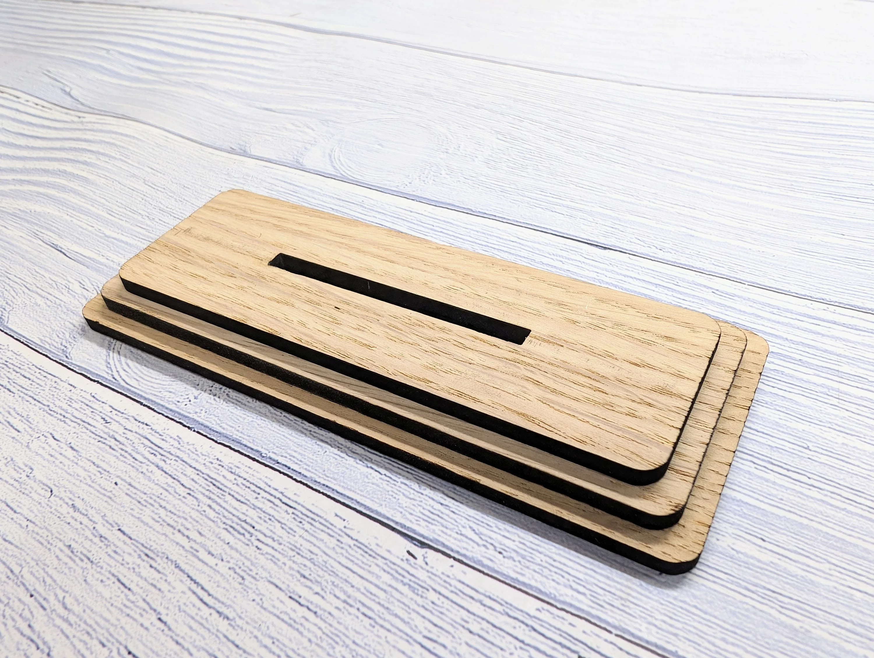 Freestanding "No Smoking or Vaping Please" Wooden Table Sign, Oak Finish, Ideal for Cafes, Restaurants & Public Spaces etc, 2 Sizes, Signage - Image 5