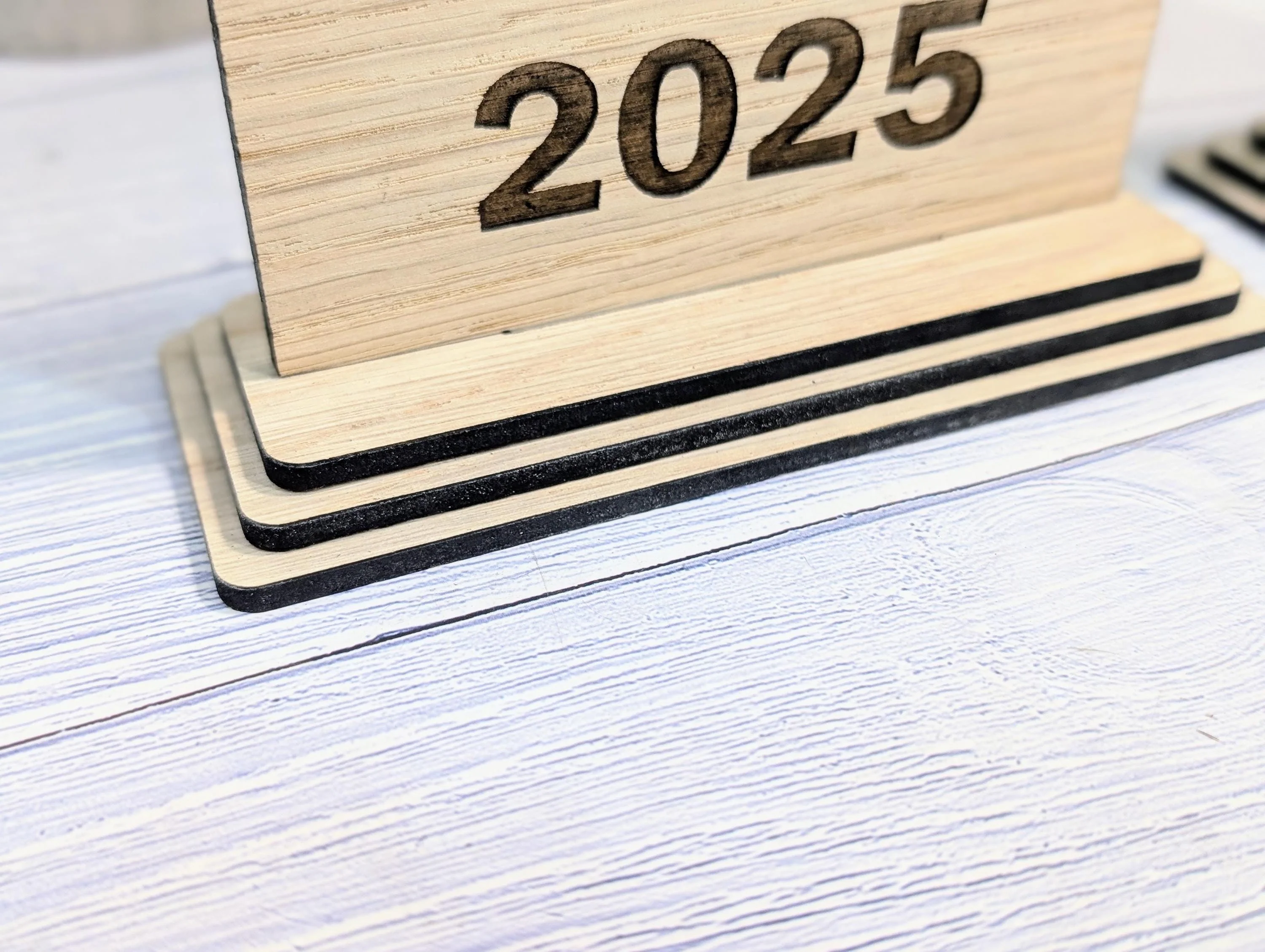 Freestanding Wooden Customer Champion Award – Custom Text and Logo – Oak Finish, Flat Pack Trophy – Eco Friendly Display, 2 Sizes - Image 6