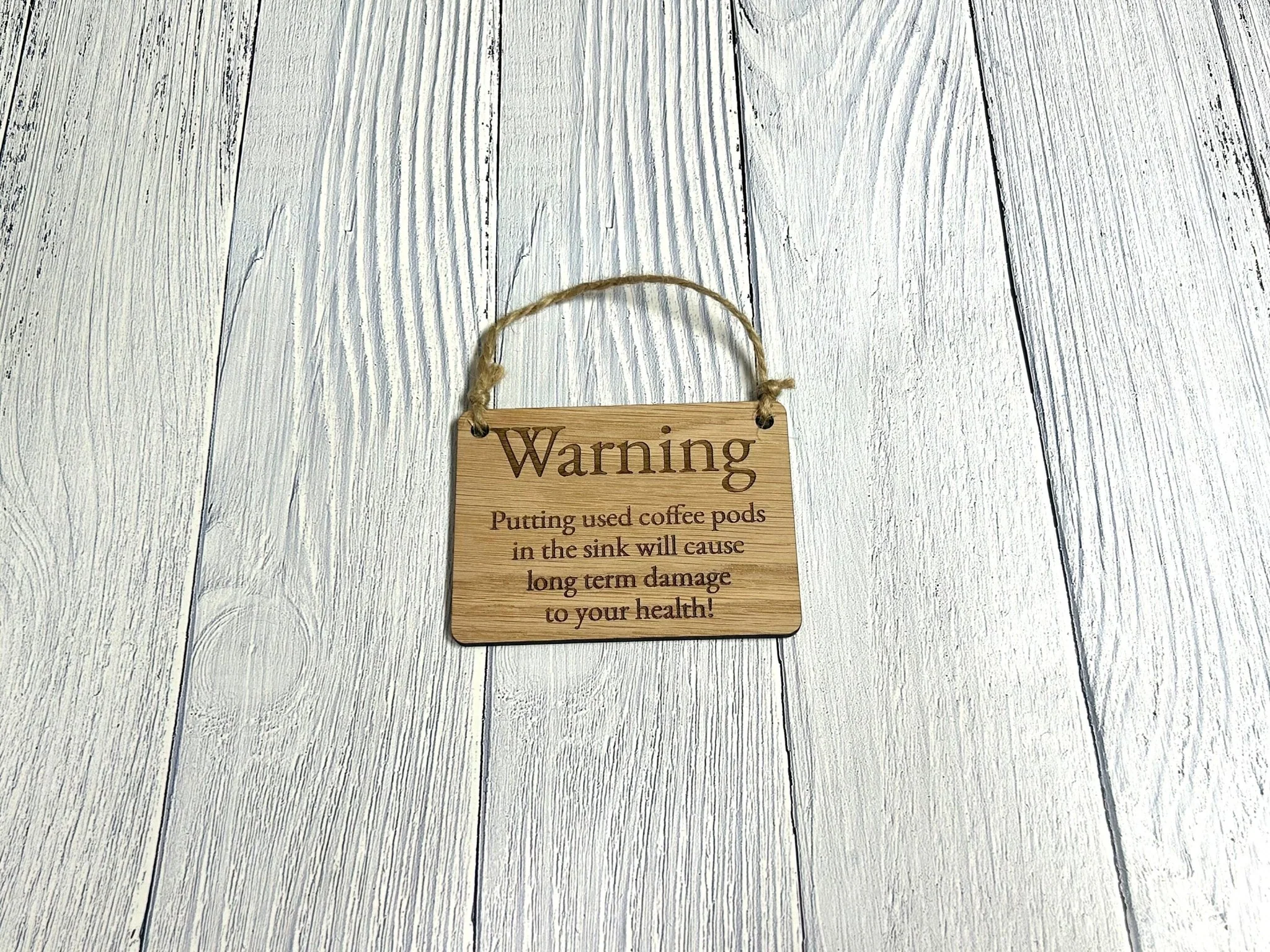 Funny Personalised Gift - Wooden Sign | Can Be Personalised | Oak Veneered MDF | Ideal for Birthday, Christmas, Valentines etc. - Image 2