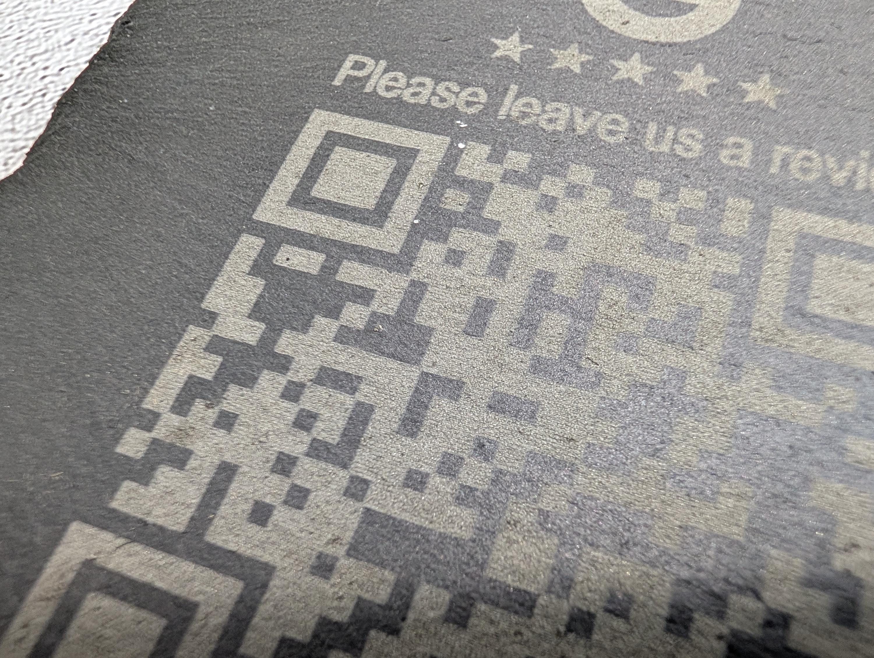 Google Review Slate Coaster – Engraved QR Code Review Gift for Businesses, Handmade in Wales, Plastic-Free Packaging - Image 7