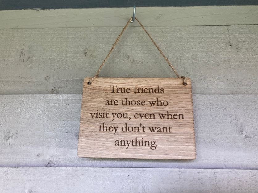 Handmade Wooden Personalised Sign, Personalised Wooden Plaque, Custom Wooden Hanging Sign, Oak Sign, Man Cave Sign, Door Sign - Image 8