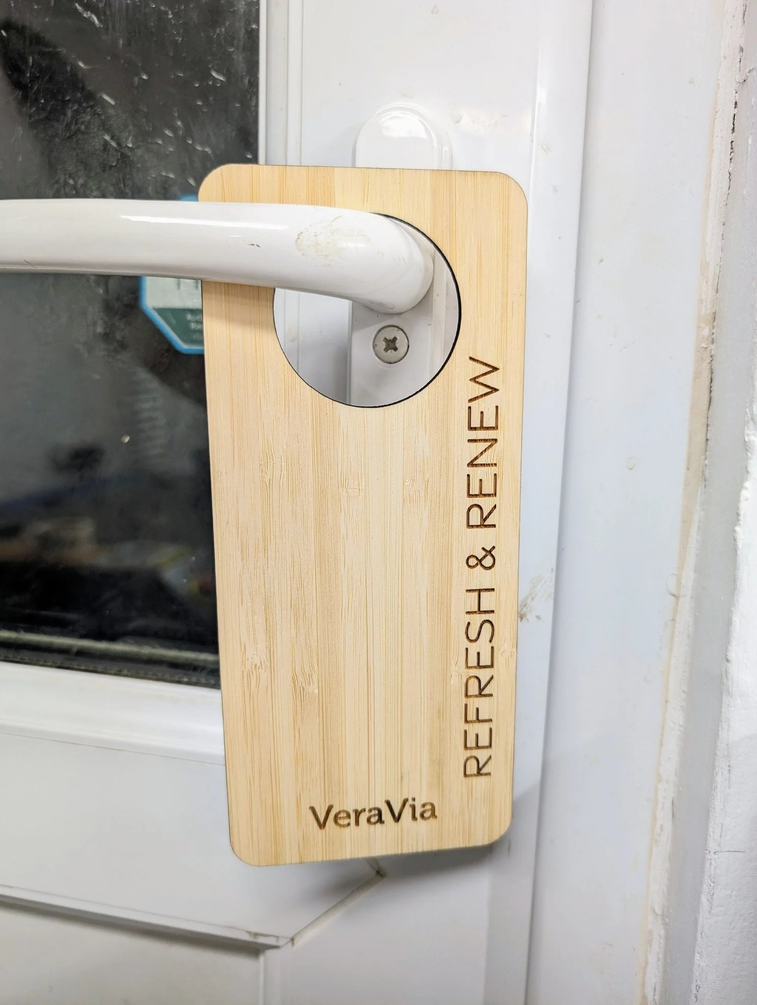 Hotel Door Hangers - Free Design Service, Bamboo "Please Clean the Room" and "Please Do Not Disturb" Door Signs, Hotel Sign, Bedroom Signs - Image 3