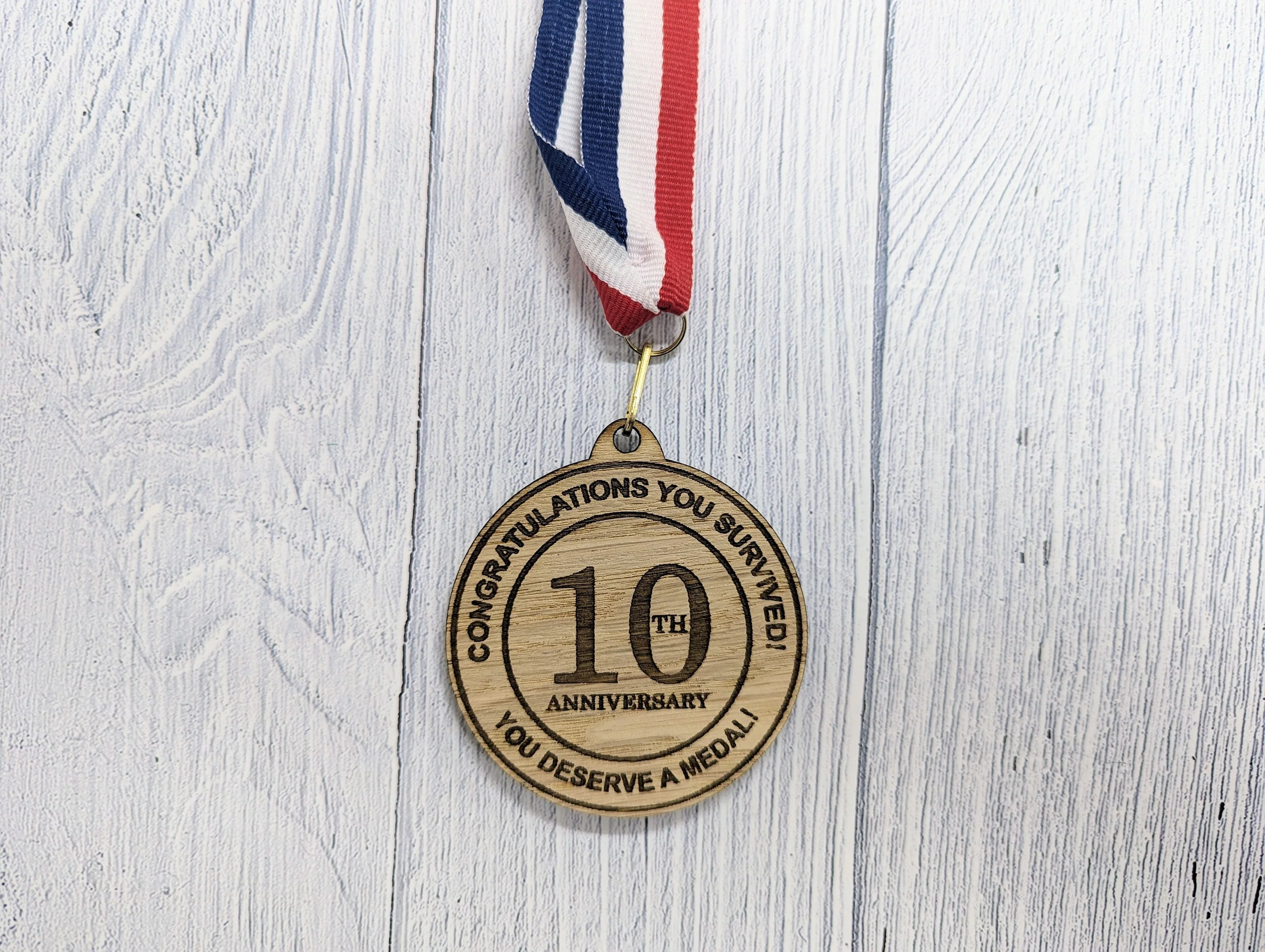Humorous Anniversary Survival Medal - Celebrating Years Together! - Image 4