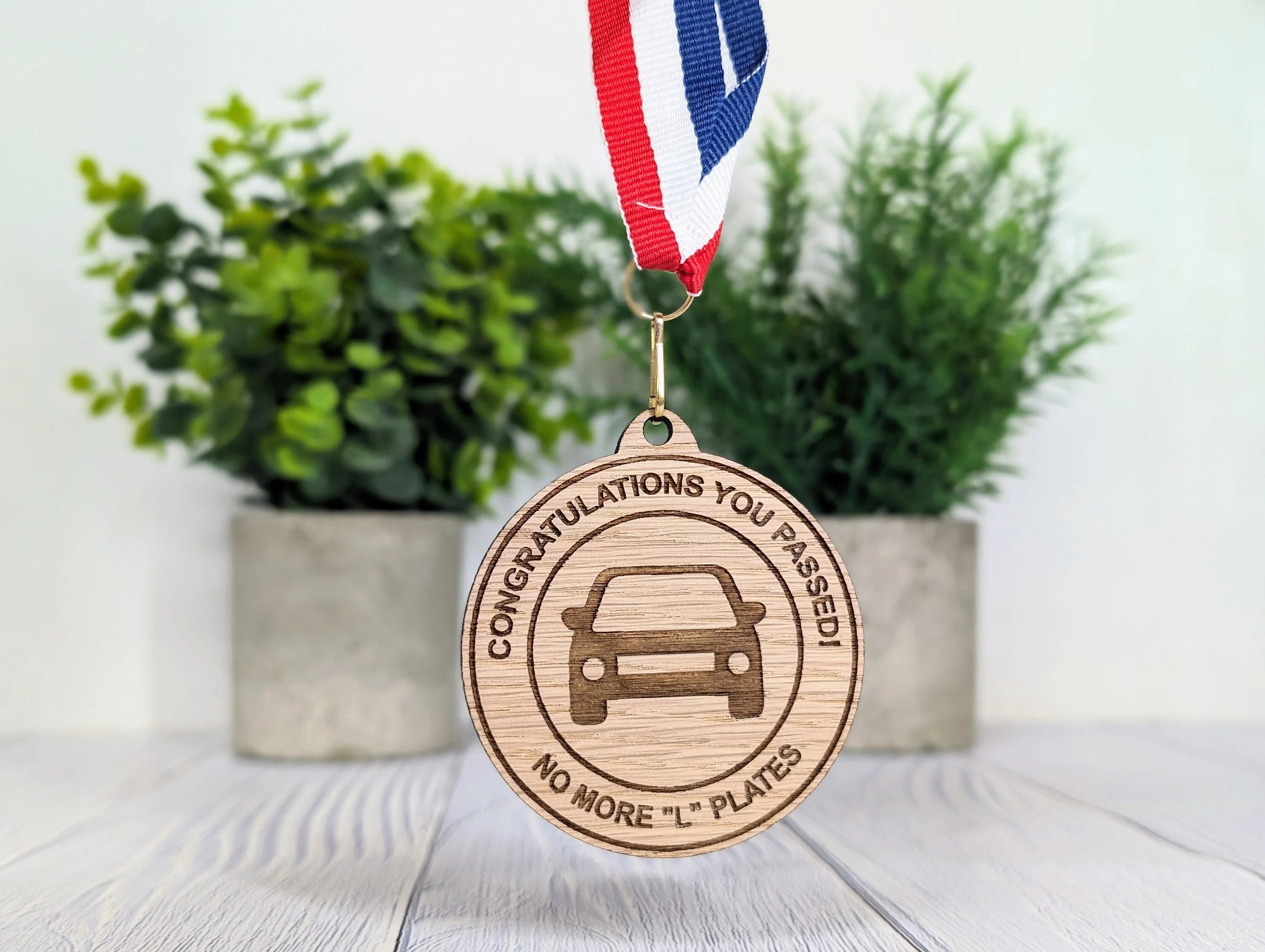 Humorous Driving Test Pass Wooden Medal - Congratulations You Passed - No More "L" Plates! - Image 8