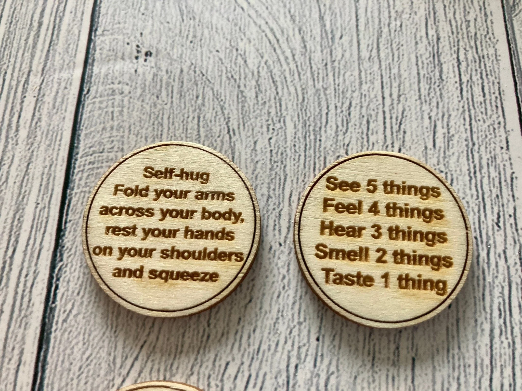 Inner Calm Coins, Pocket Anxiety Techniques, Mindfulness Gift - Image 6