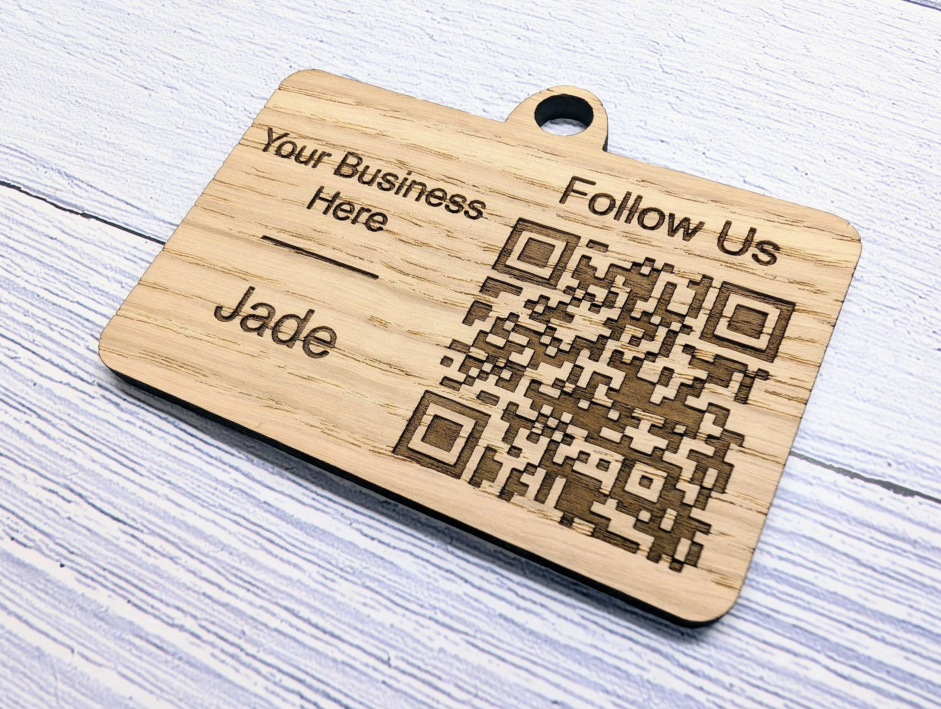 Interactive QR Code Eco-Friendly Name Badges with Eco Lanyards - Personalised Staff Name, Company Name or Logo - Event, Exhibition Badges - Image 3