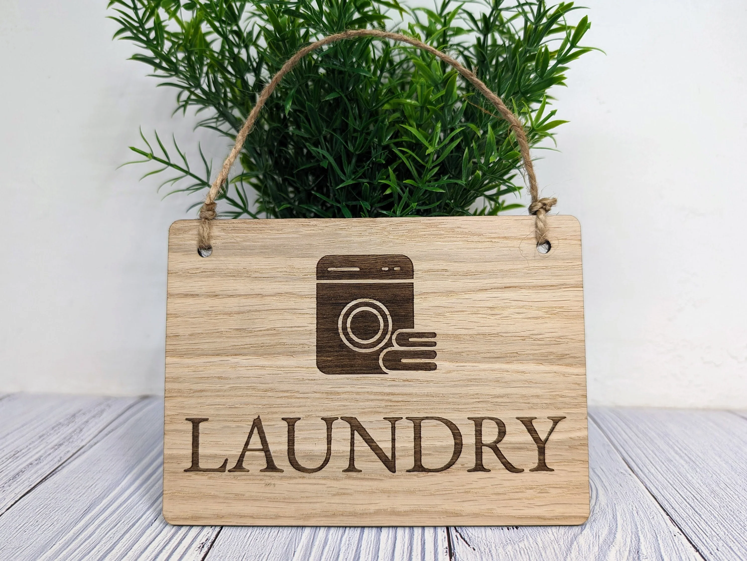 Laundry Wooden Sign - Image 3