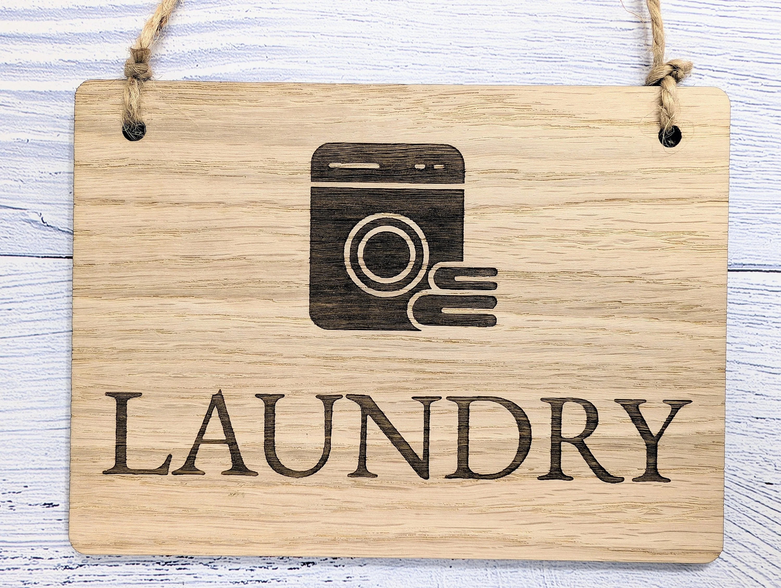 Laundry Wooden Sign - Image 6