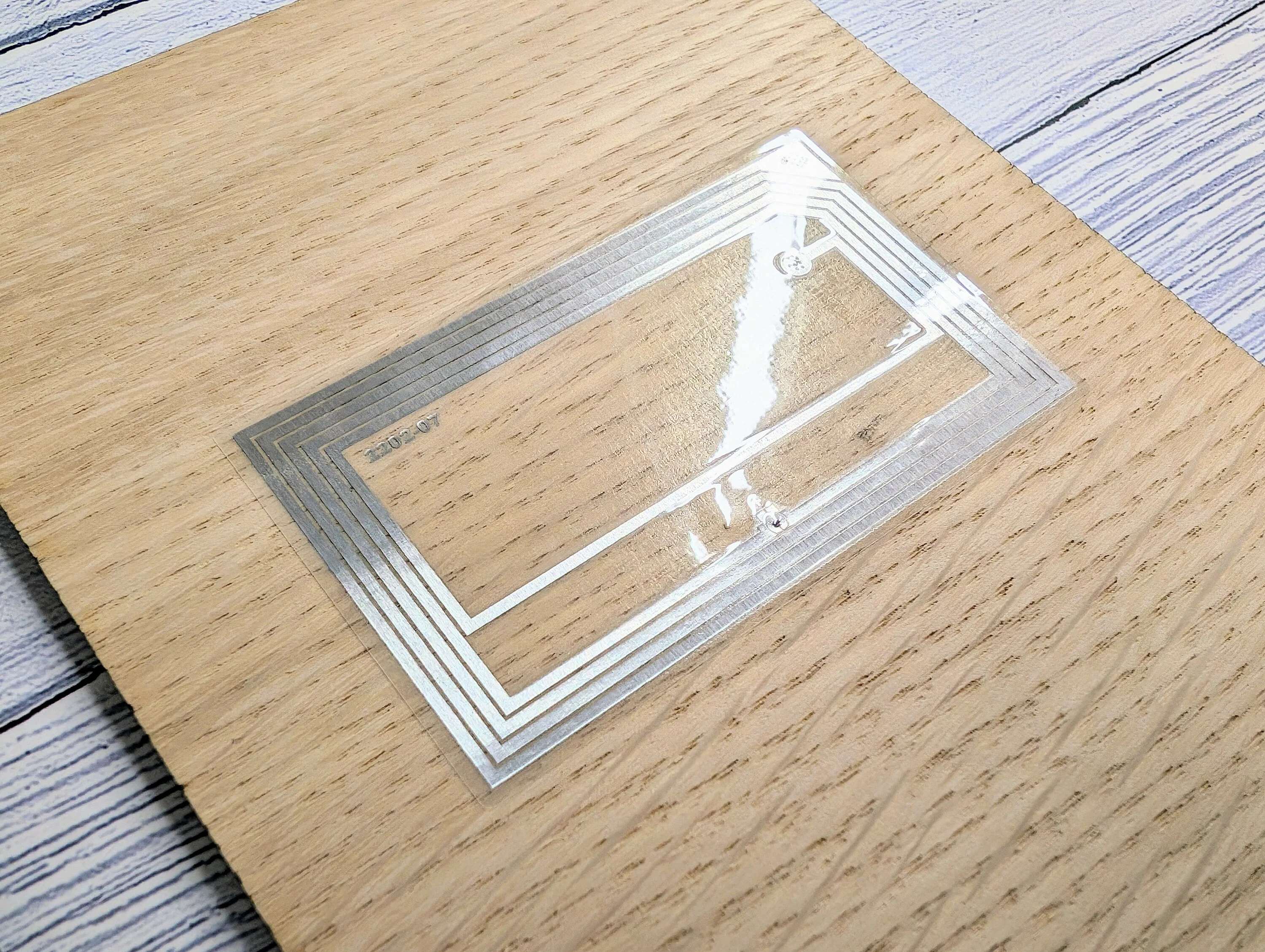 NFC 'Tap Here' Wooden Follow Us Sign - Personalised Logo, Eco-Friendly, Handmade, Social Media Link, NFC tag, 2 Sizes, Custom Signage - Image 7