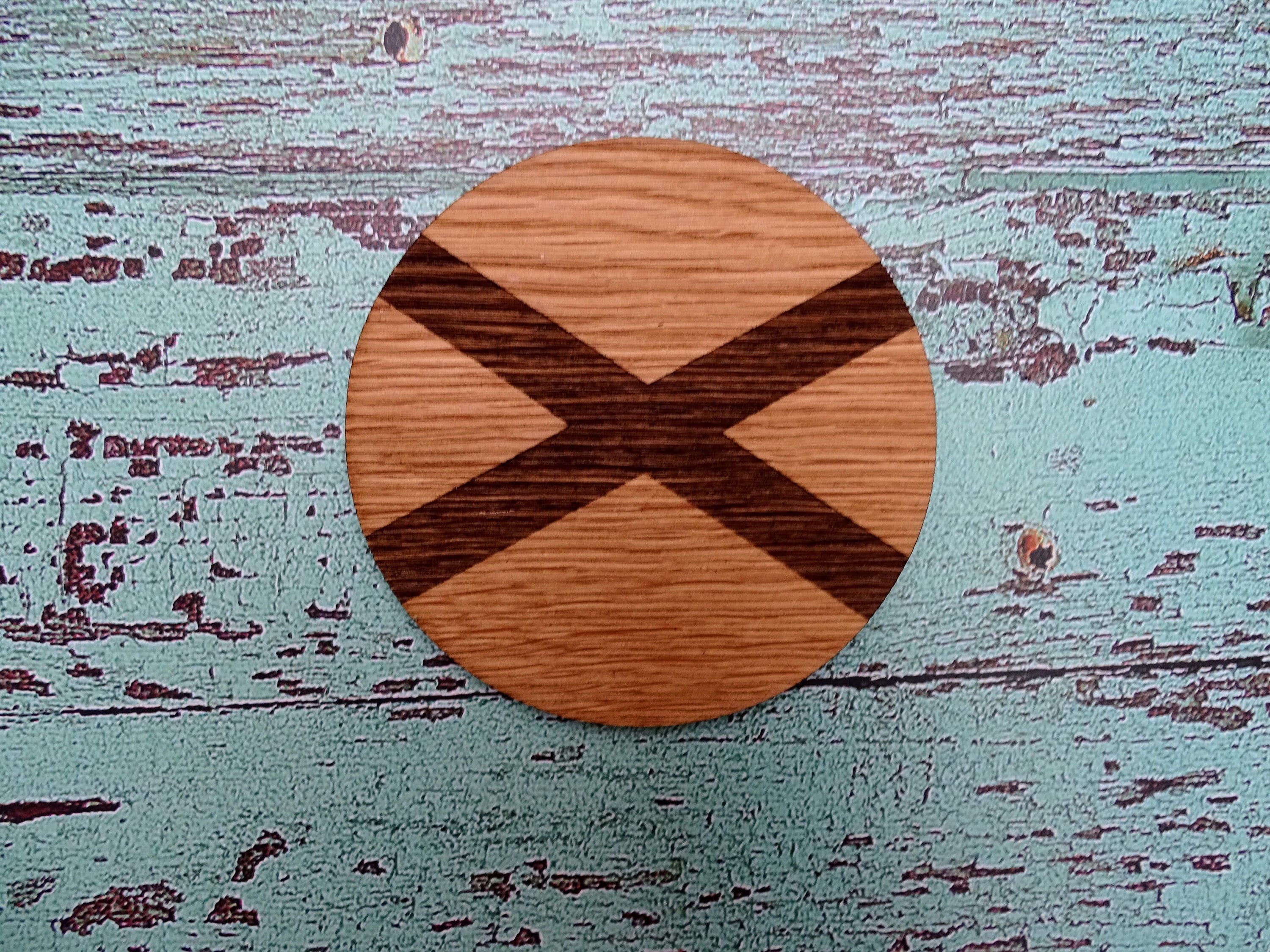 Northern Ireland Coasters, Irish Gifts, Oak - Image 6