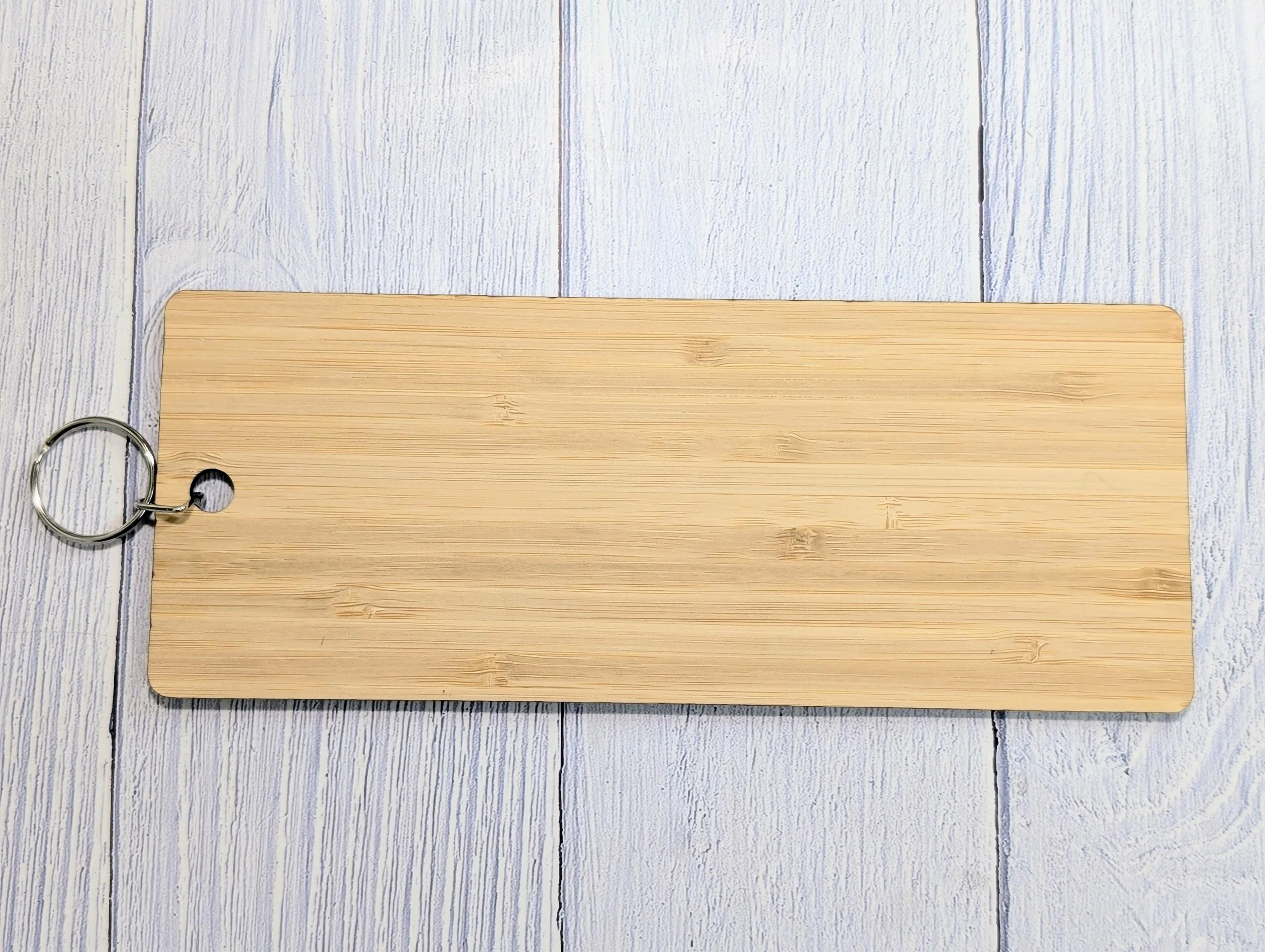 Not Your Keys - Extra-Large Bamboo Keyring 200x80mm | Funny Engraved Eco Gift | Sustainable Oversized Wooden Key Accessory for Home & Office - Image 9