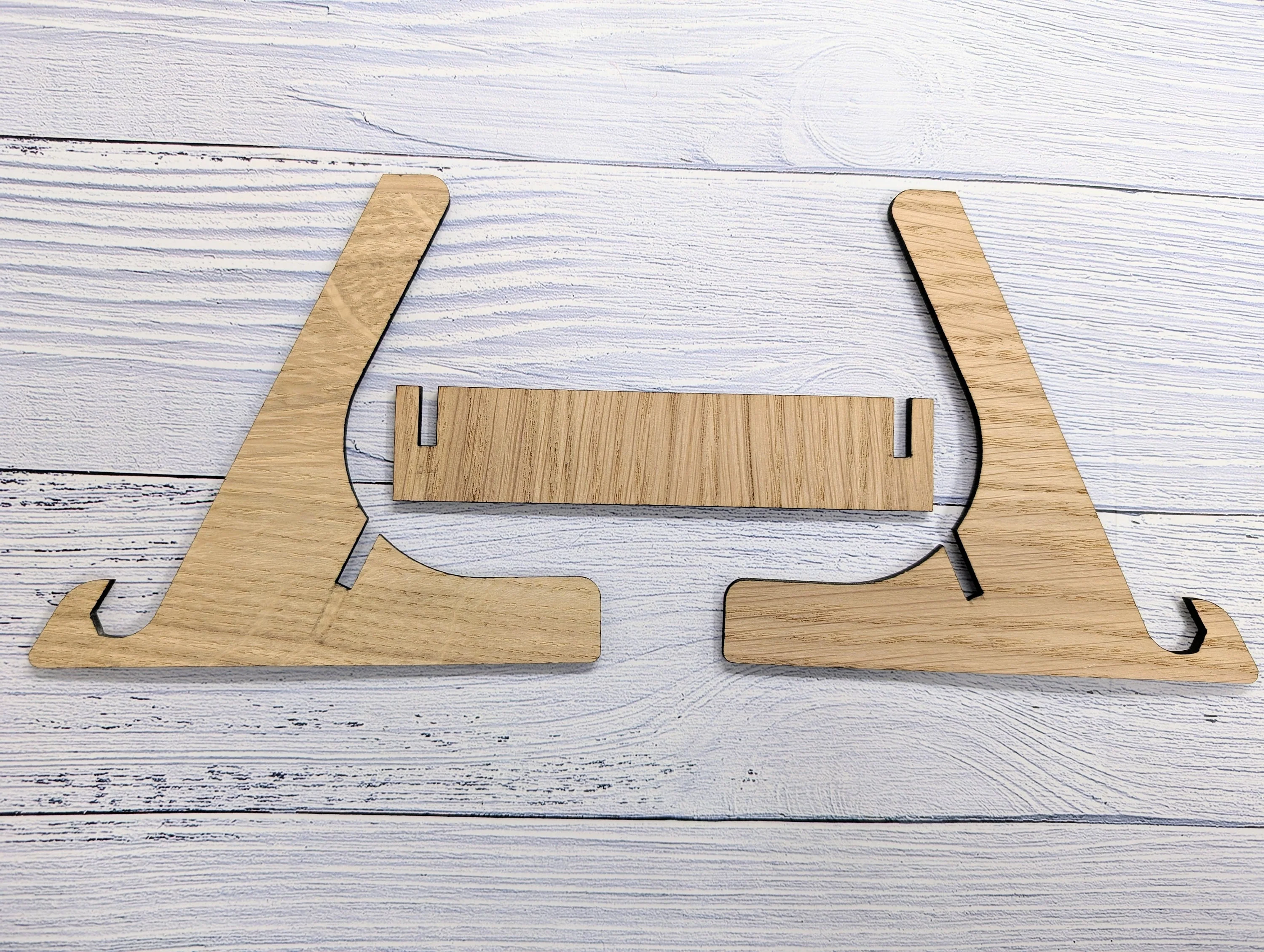 Oak 12" Record with Personalised QR Code and Message - Custom Message, Playlist Link, Optional Stand - Image 3