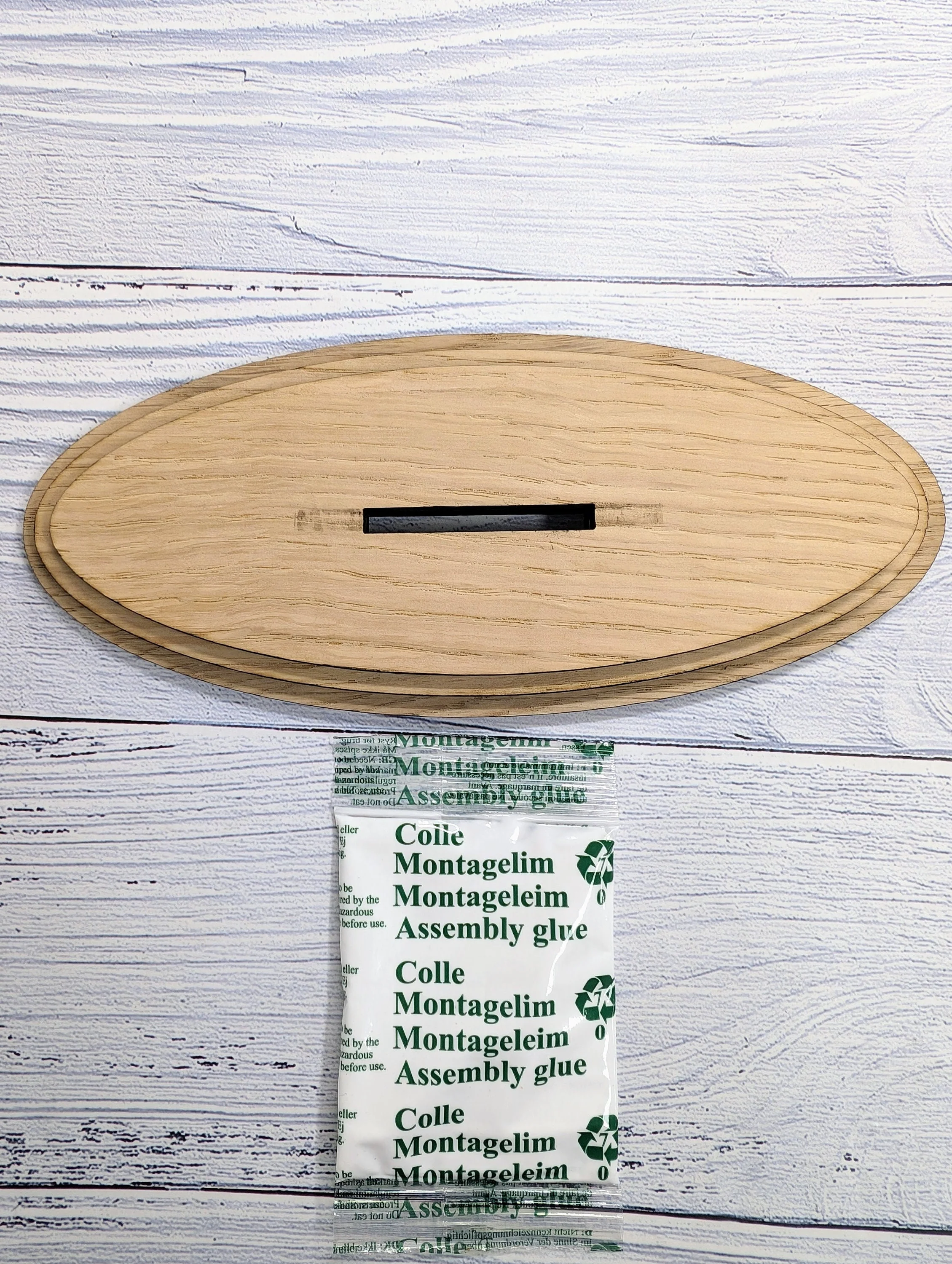 Personalised Art Deco Style Sign | Oak Veneer MDF | Custom Text & Logo | Eco-Friendly Home and Business Décor | Flat Pack Design - Image 6