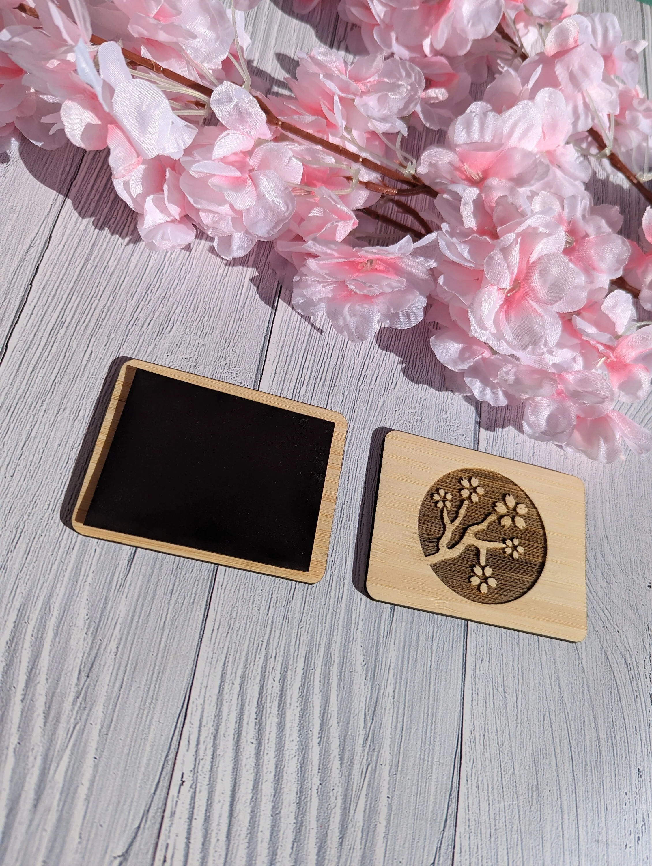 Personalised Bamboo Fridge Magnets: Engraved Logo, Sustainable Business Gifts - Image 6