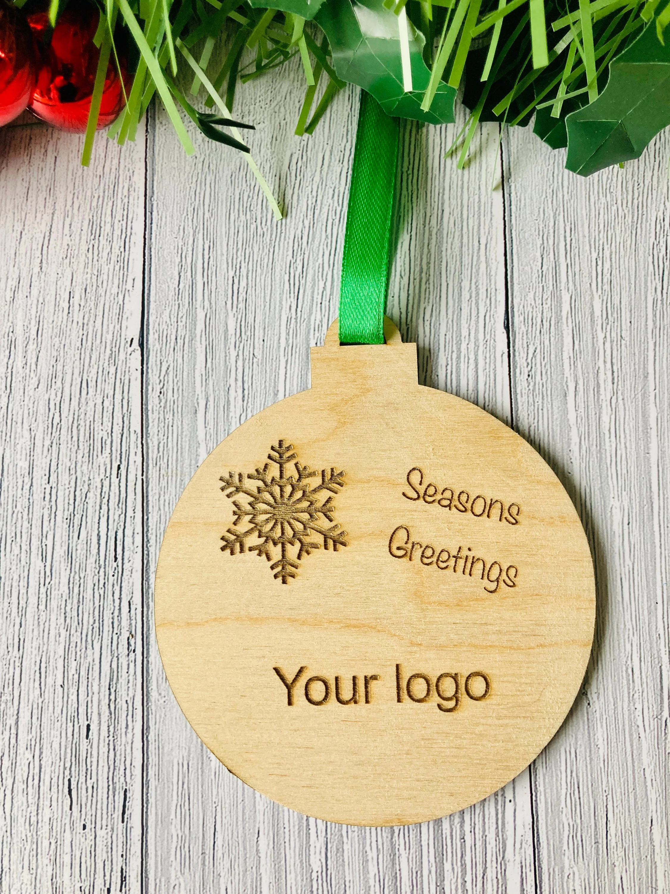 Personalised Christmas Bauble Decoration | Branded decoration | Employee Gift | Bulk - Image 5