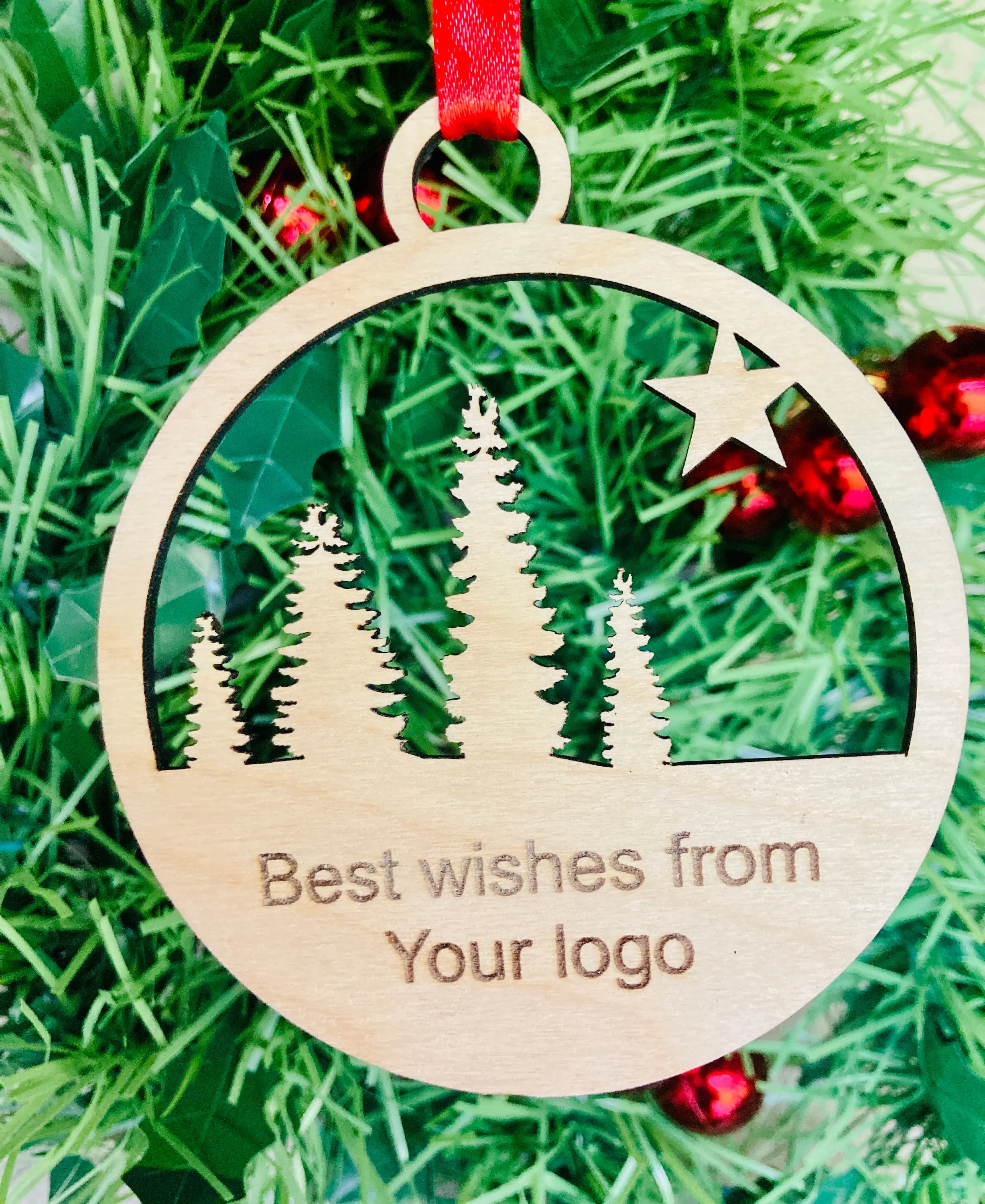 Personalised Christmas Bauble Decoration | Branded decoration | Employee Gift | Bulk - Image 7