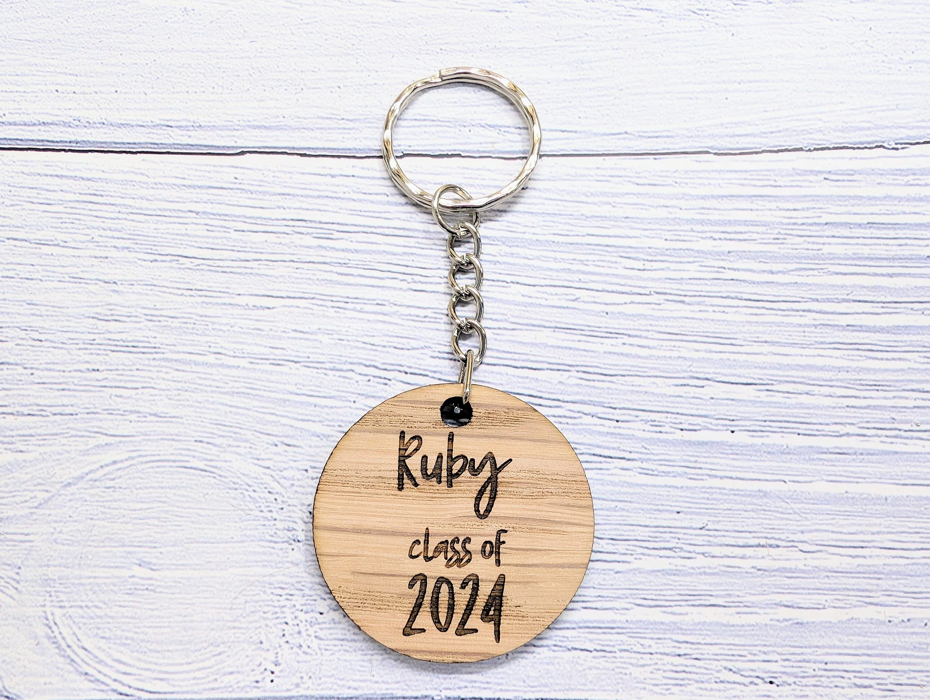 Personalised "Class of" Student Keyrings, Oak School Key Chains, Students Gifts | Gifts from Teacher, End of Term, End-of-Year, Custom Names - Image 10