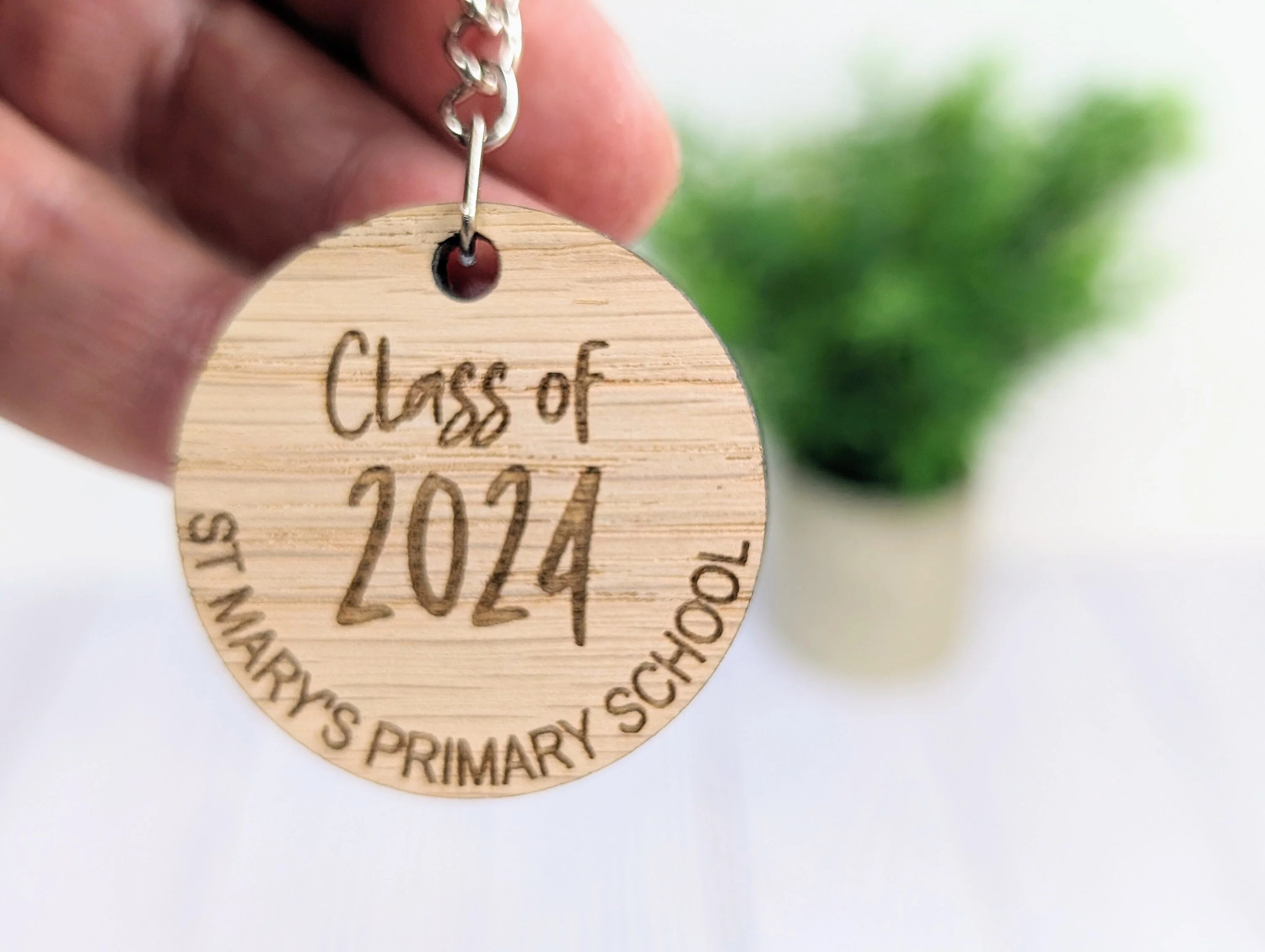 Personalised "Class of" Student Keyrings, School Name, Oak School Key Chains, Students Gifts | Gifts from Teacher, End of Term, End-of-Year - Image 7