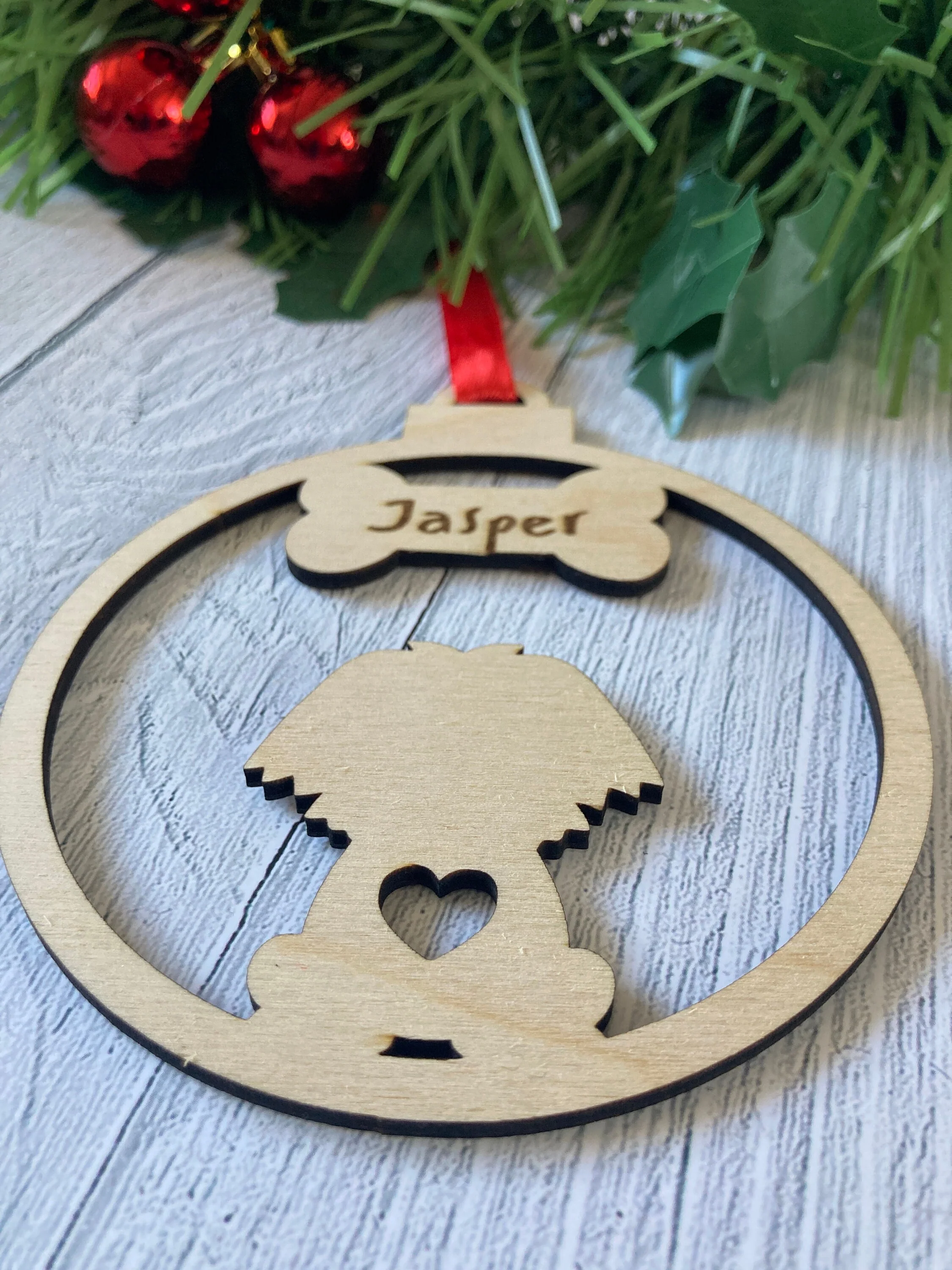 Personalised Dog Christmas Tree Decoration | Christmas Gift for Dog Lovers | Stocking Filler - Image 8