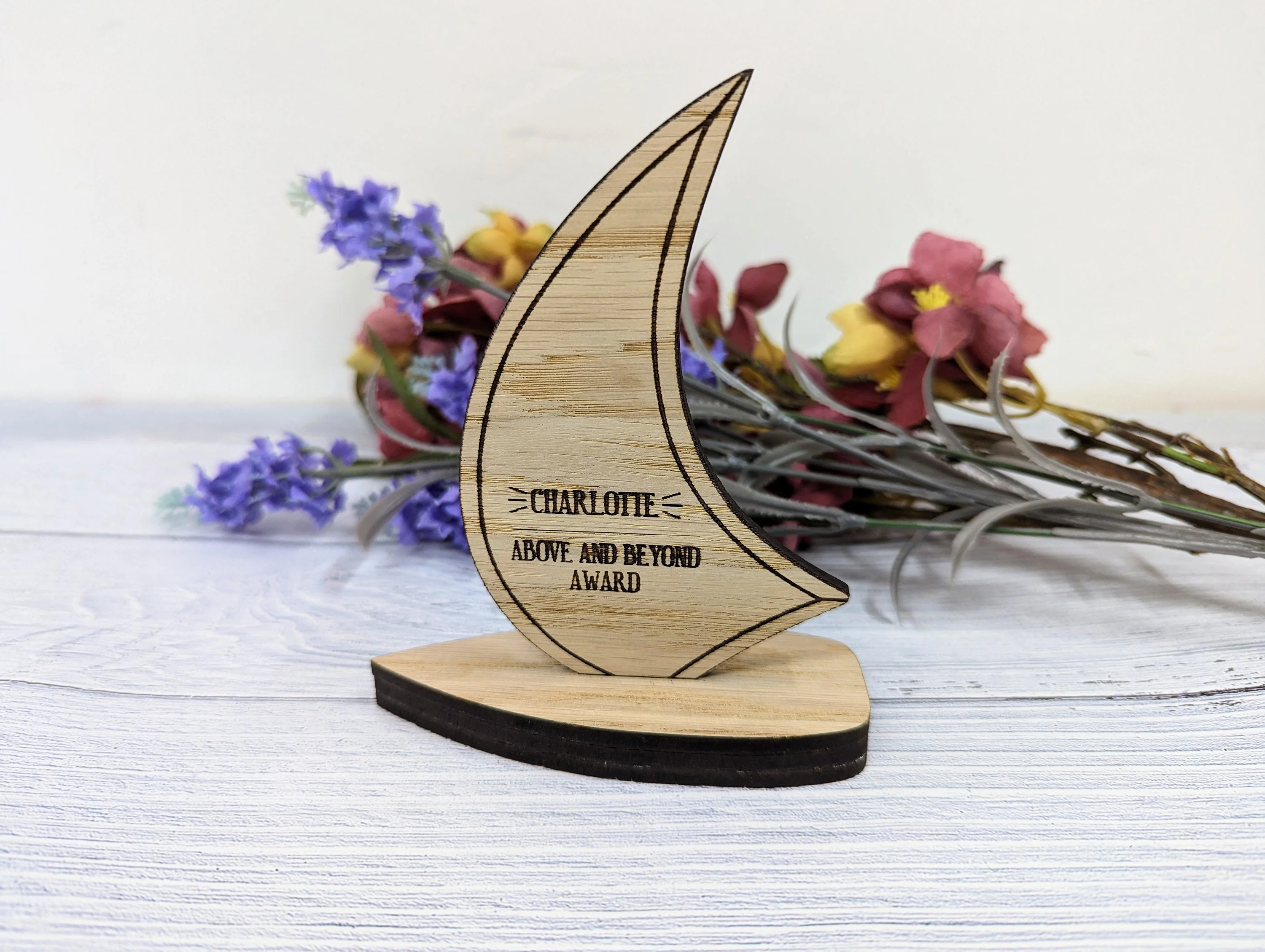 Personalised Employee Recognition Hero Trophy - Customise Your Hero! Add Your Logo - Image 4