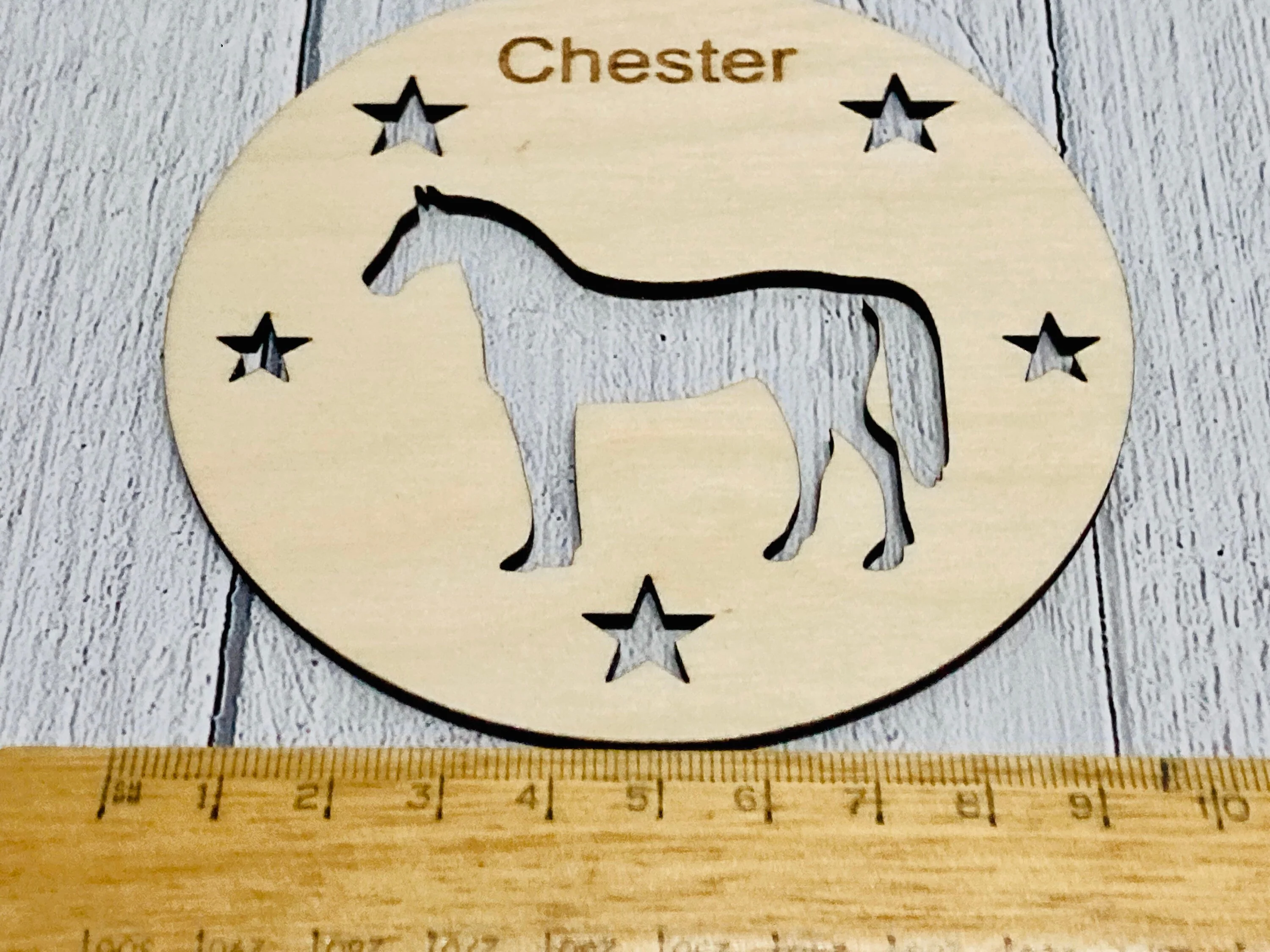 Personalised Horse Bauble | Custom Christmas Decoration | Wooden Pony Gift - Image 5