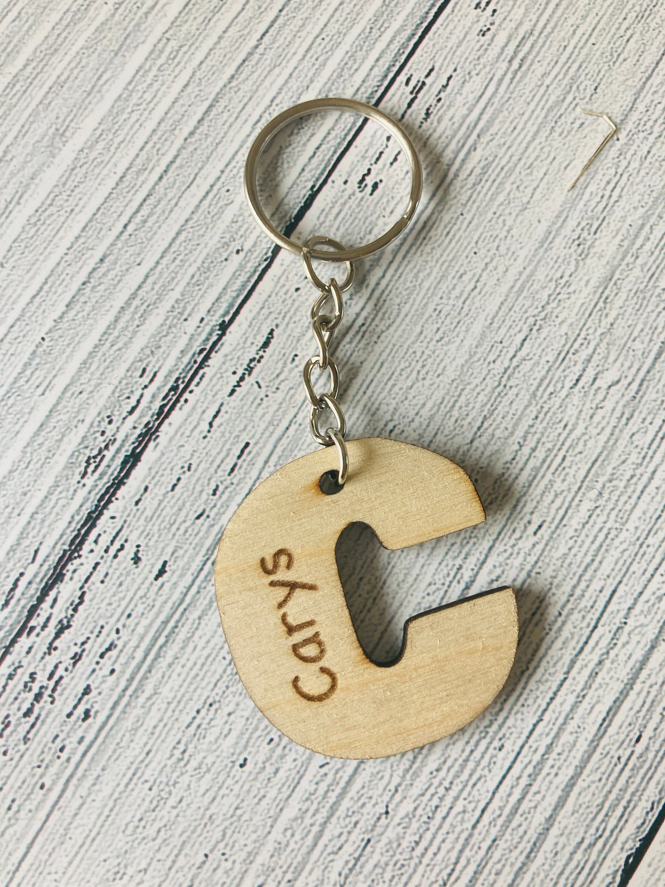 Personalised Keyrings, Alphabet Keyrings, Alphabet Gifts - Image 4