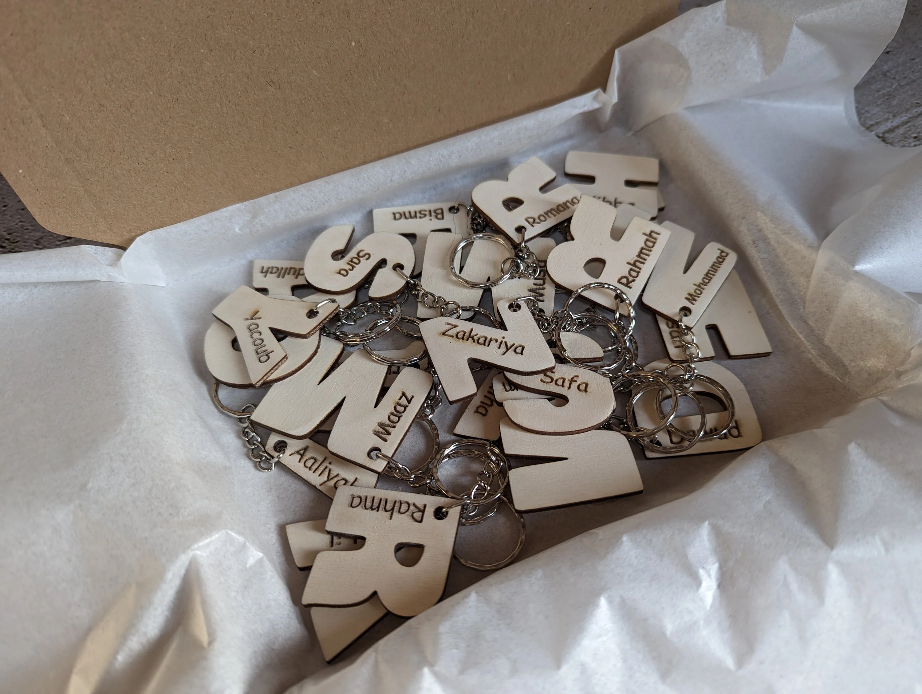Personalised Keyrings, Alphabet Keyrings, Alphabet Gifts - Image 8