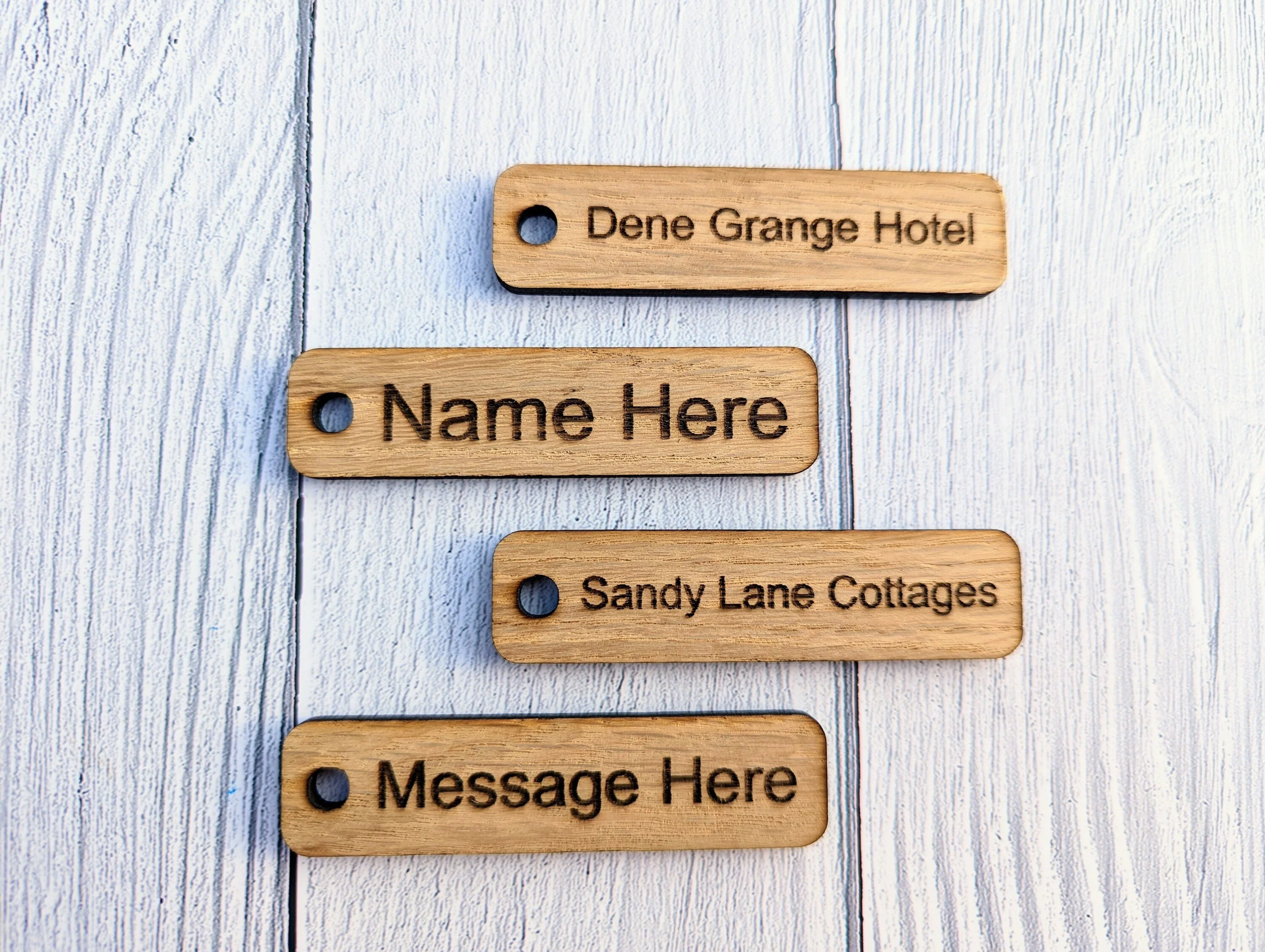 Personalised Keyrings | Custom Keyfobs | Wooden Keyring | Oak Wood | Bulk | Wooden Key Chain | Oak Keyring | Bulk Keyrings - Image 4
