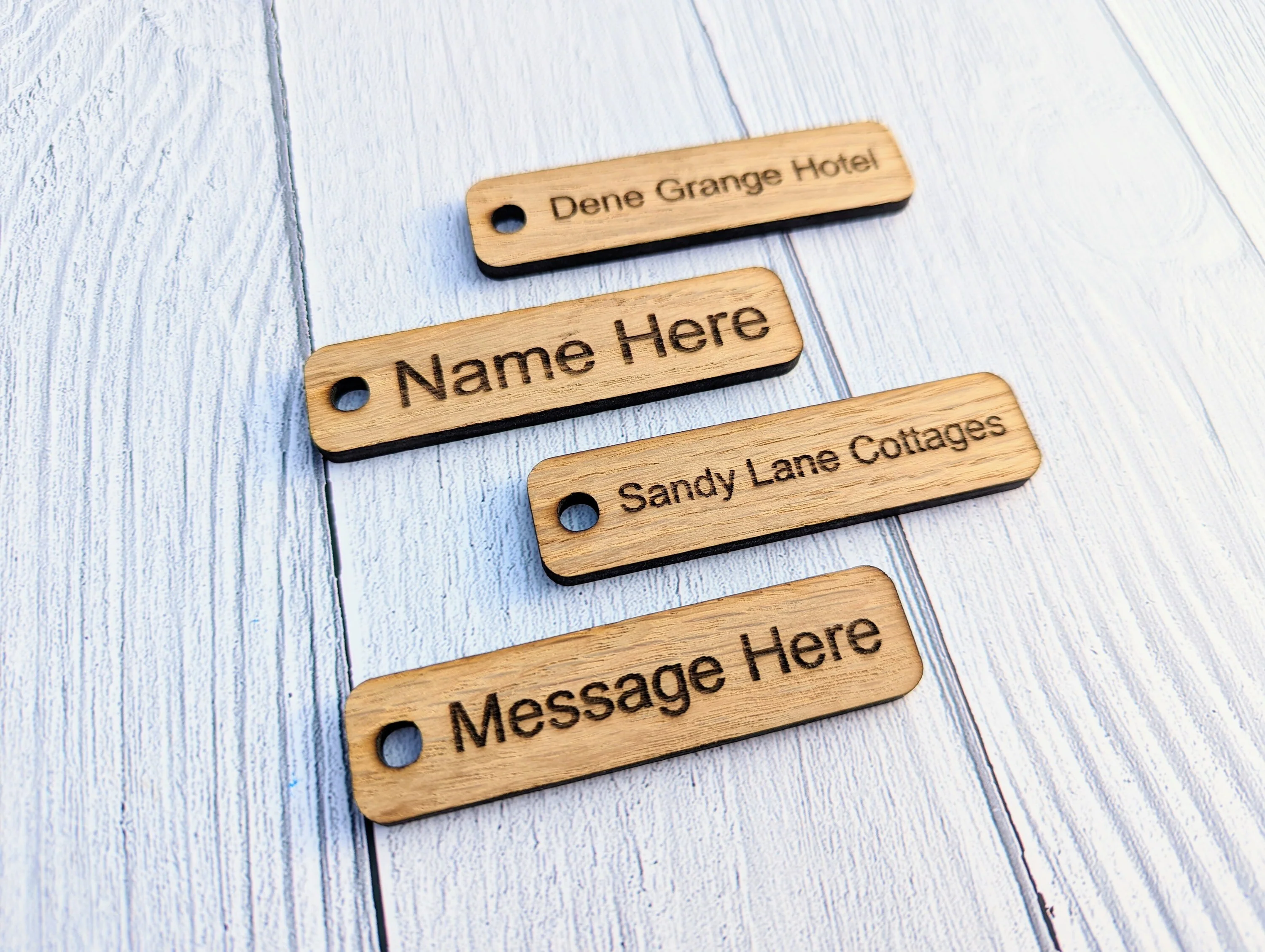 Personalised Keyrings | Custom Keyfobs | Wooden Keyring | Oak Wood | Bulk | Wooden Key Chain | Oak Keyring | Bulk Keyrings - Image 5