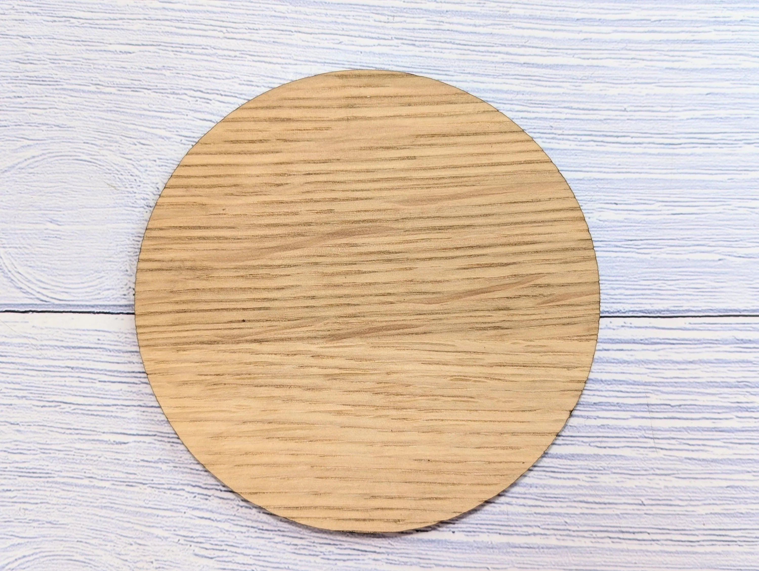 Personalised Oak Coasters – Eco-Friendly Gift, Custom Text, Engraved Border – Bespoke Sustainable Craft, Round 100mm Diameter - Image 8