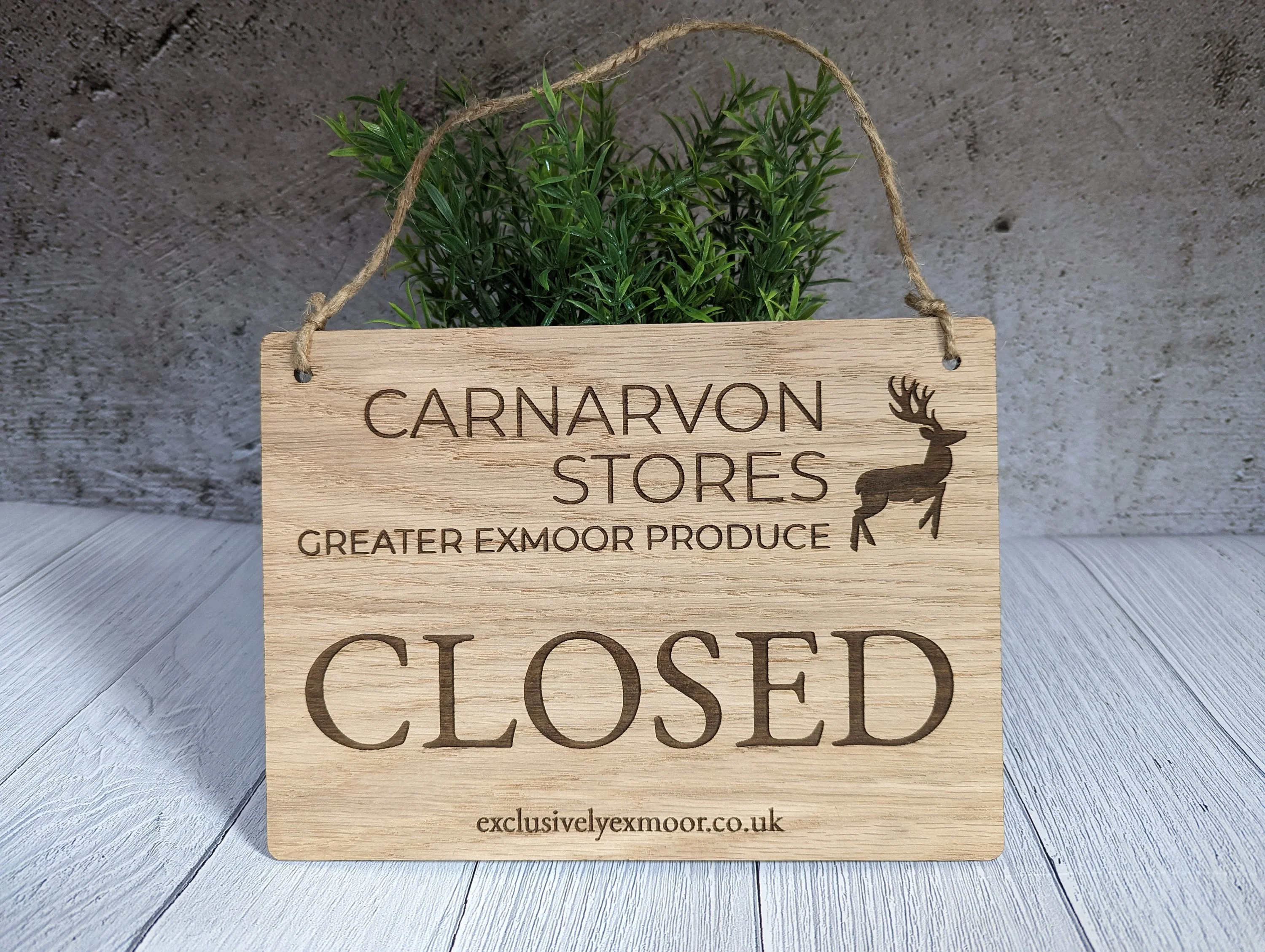 Personalised Wooden Open Closed Sign for Shops and Businesses - Image 7
