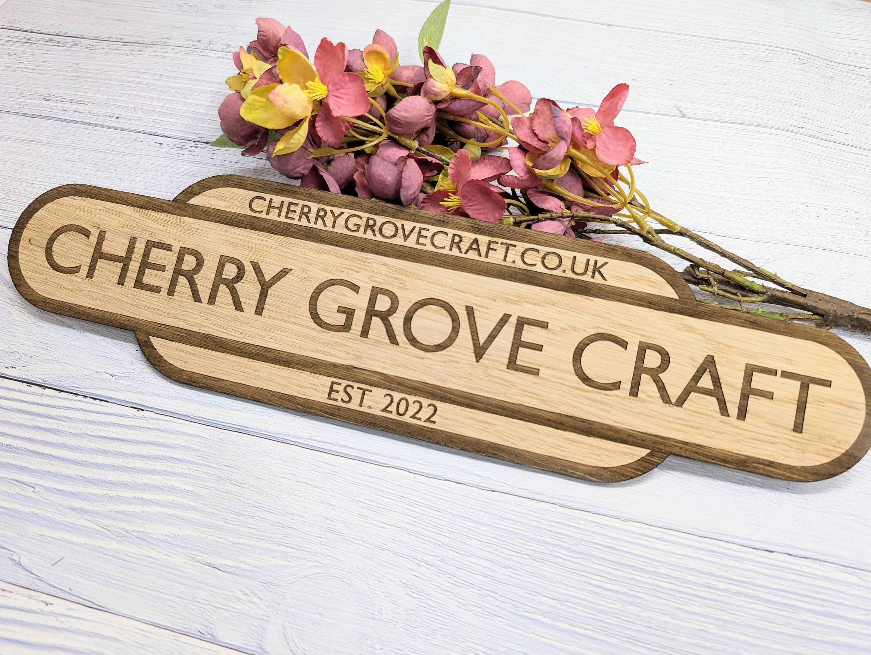 Personalised Railway Station Business Name Door Sign - Indoor Use - Oak MDF - Customisable Text, 4 Sizes - Eco-Friendly, British Rail - Image 7