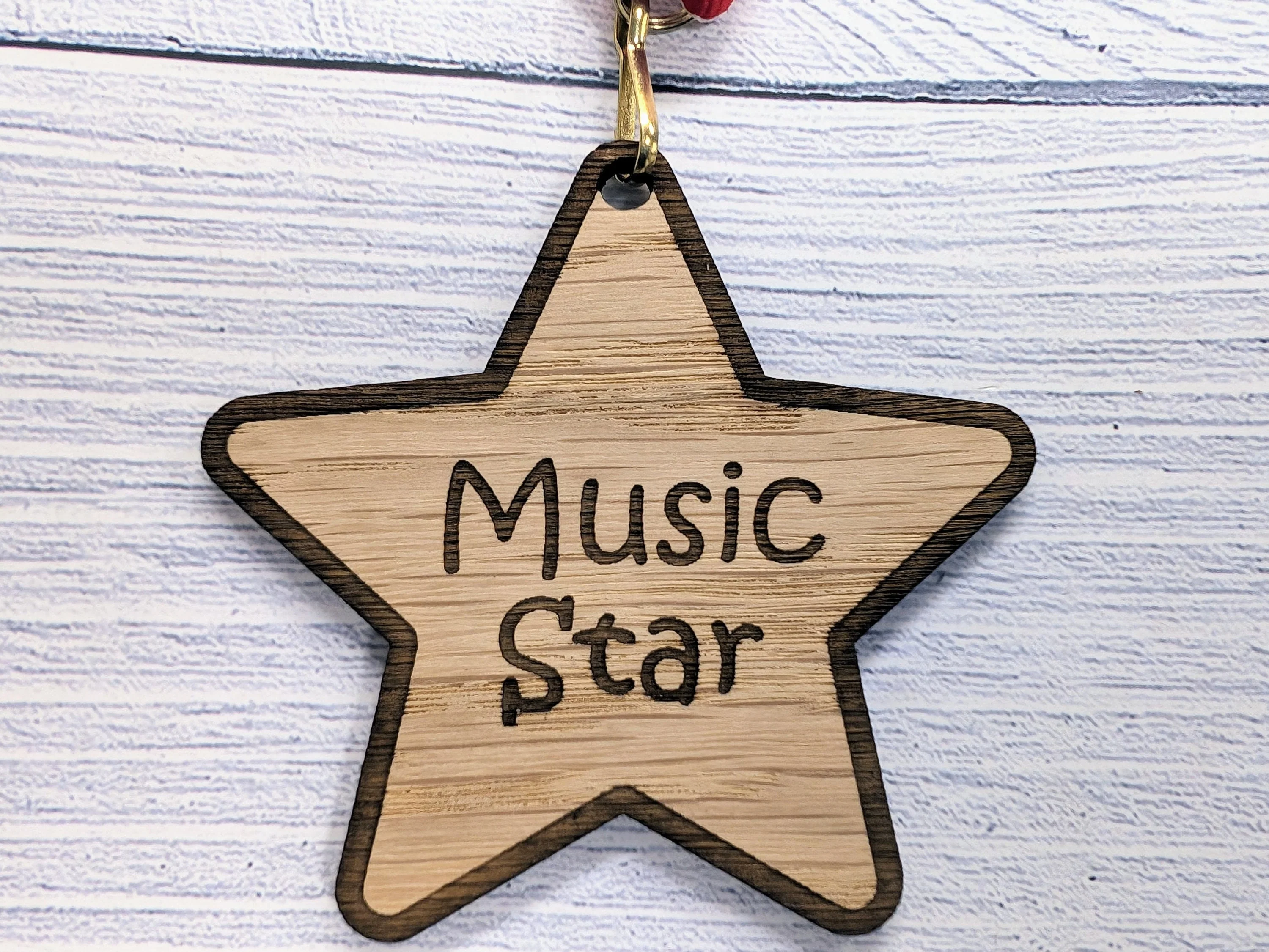 Personalised School Achievement Wooden Medals - Star-Shaped Awards for Students - Single or Bundle Pack, Sustainable Prize, Student Gift - Image 5