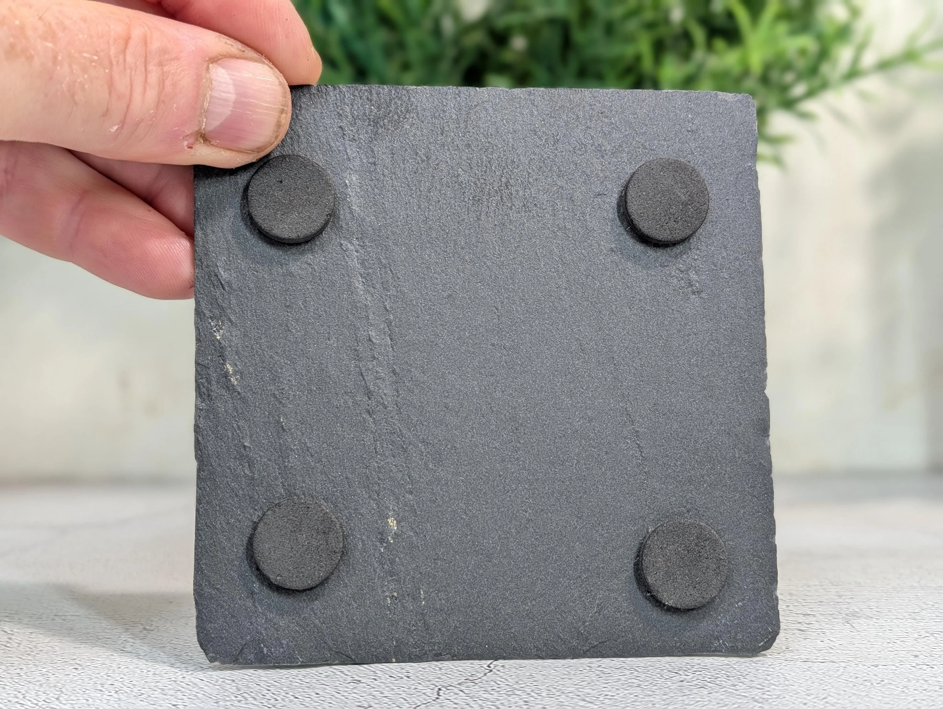 Personalised Slate Coaster – Custom Engraved Slate Drink Coaster, Eco Gift, Plastic-Free Packaging, Handmade in Wales - Image 3