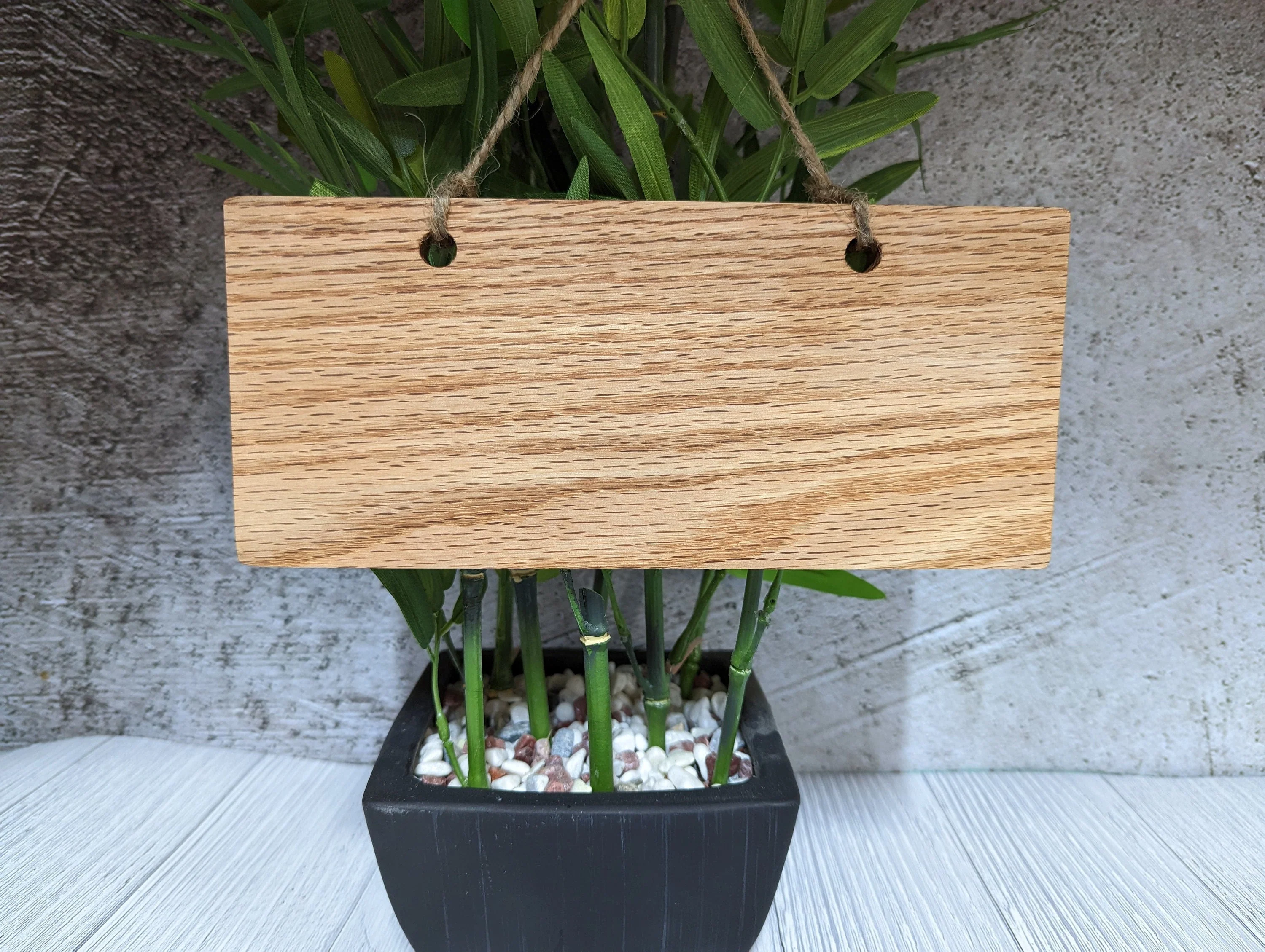 Personalised Solid Oak Sign - Handmade Engraved Gift