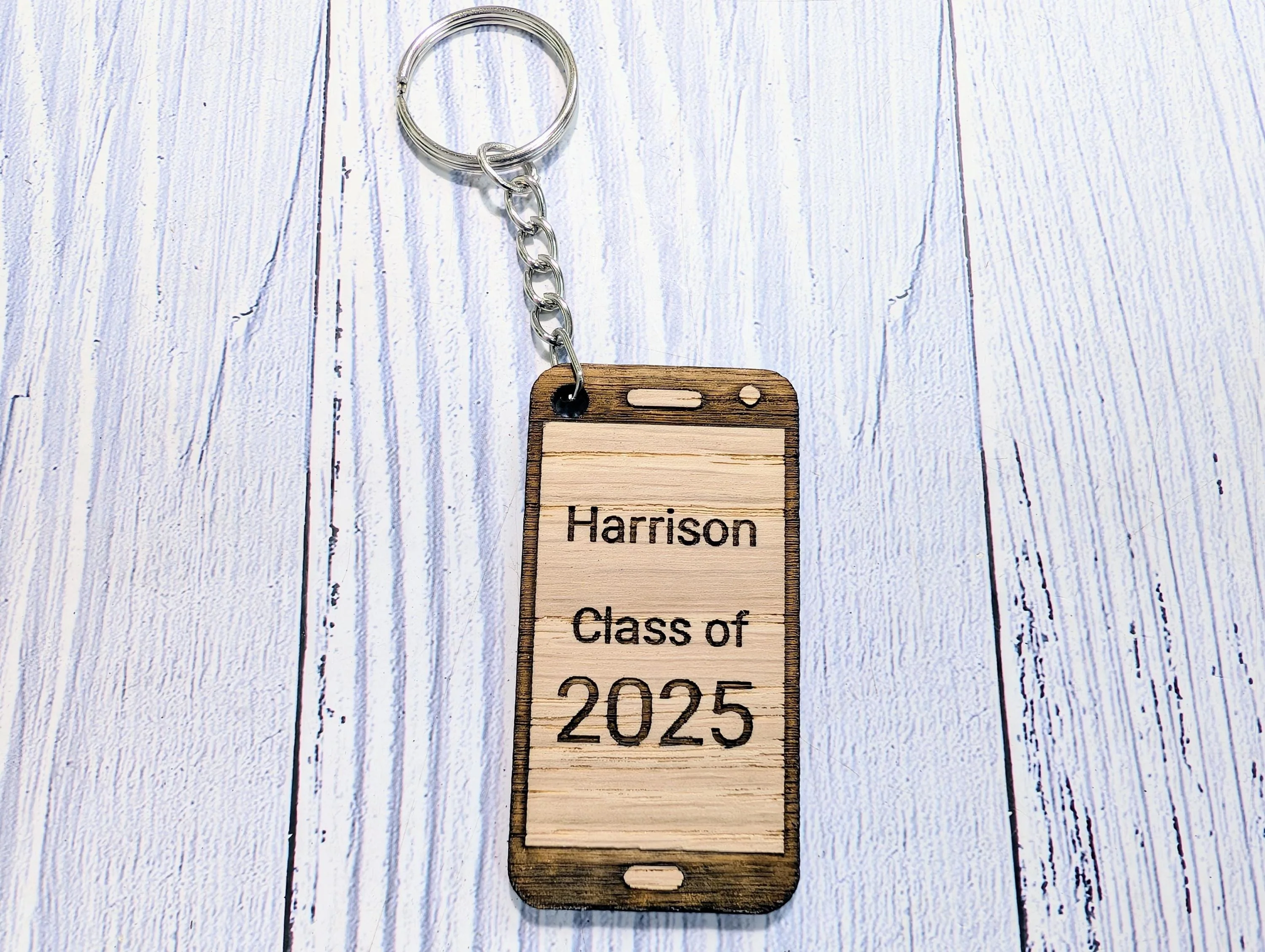 Personalised Student Keyring – "Class of Year" Teacher Gift, Mobile Phone Shape, End of Term Keepsake, Custom Class Gift, School Leavers - Image 5