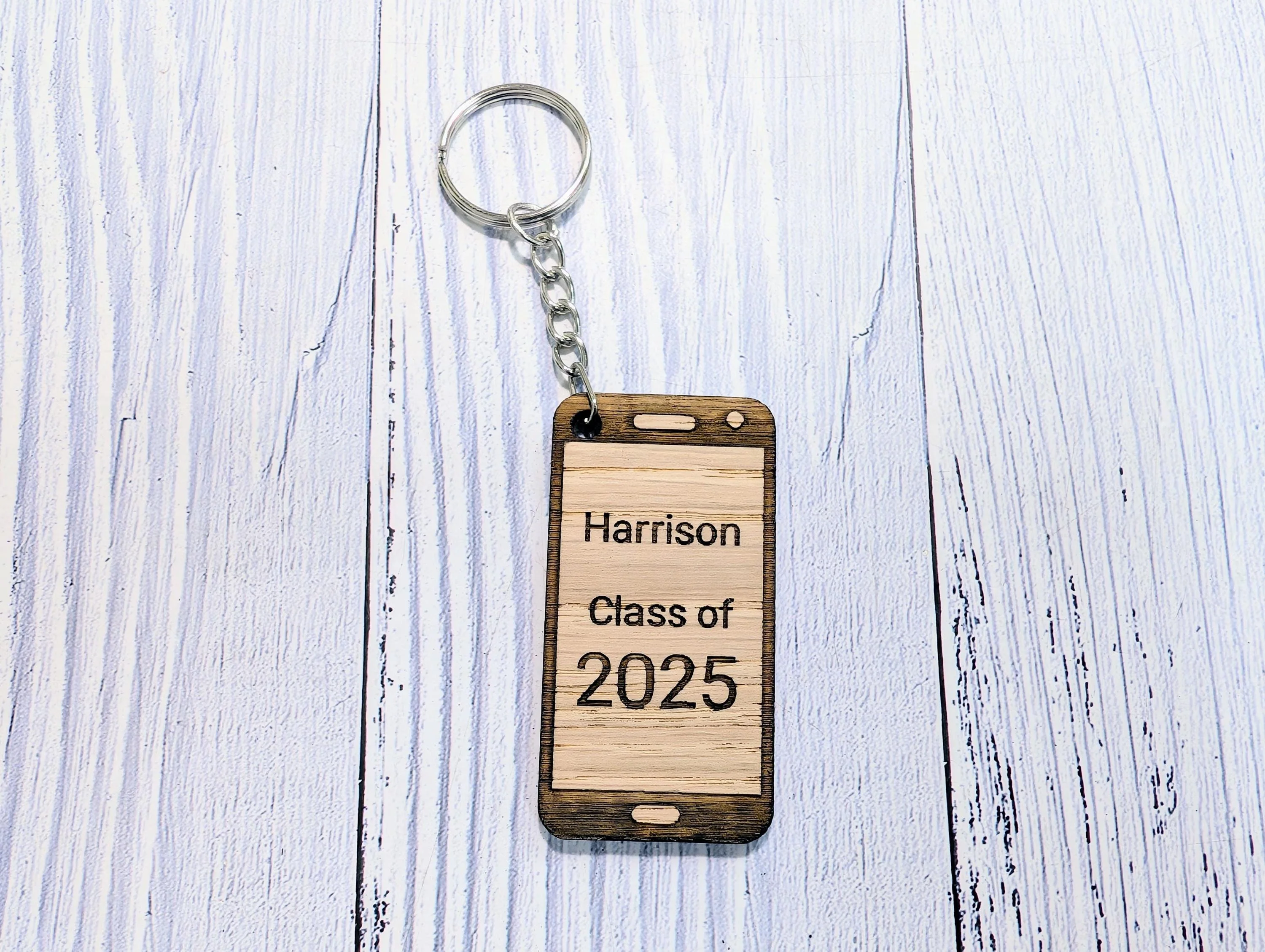 Personalised Student Keyring – "Class of Year" Teacher Gift, Mobile Phone Shape, End of Term Keepsake, Custom Class Gift, School Leavers - Image 6