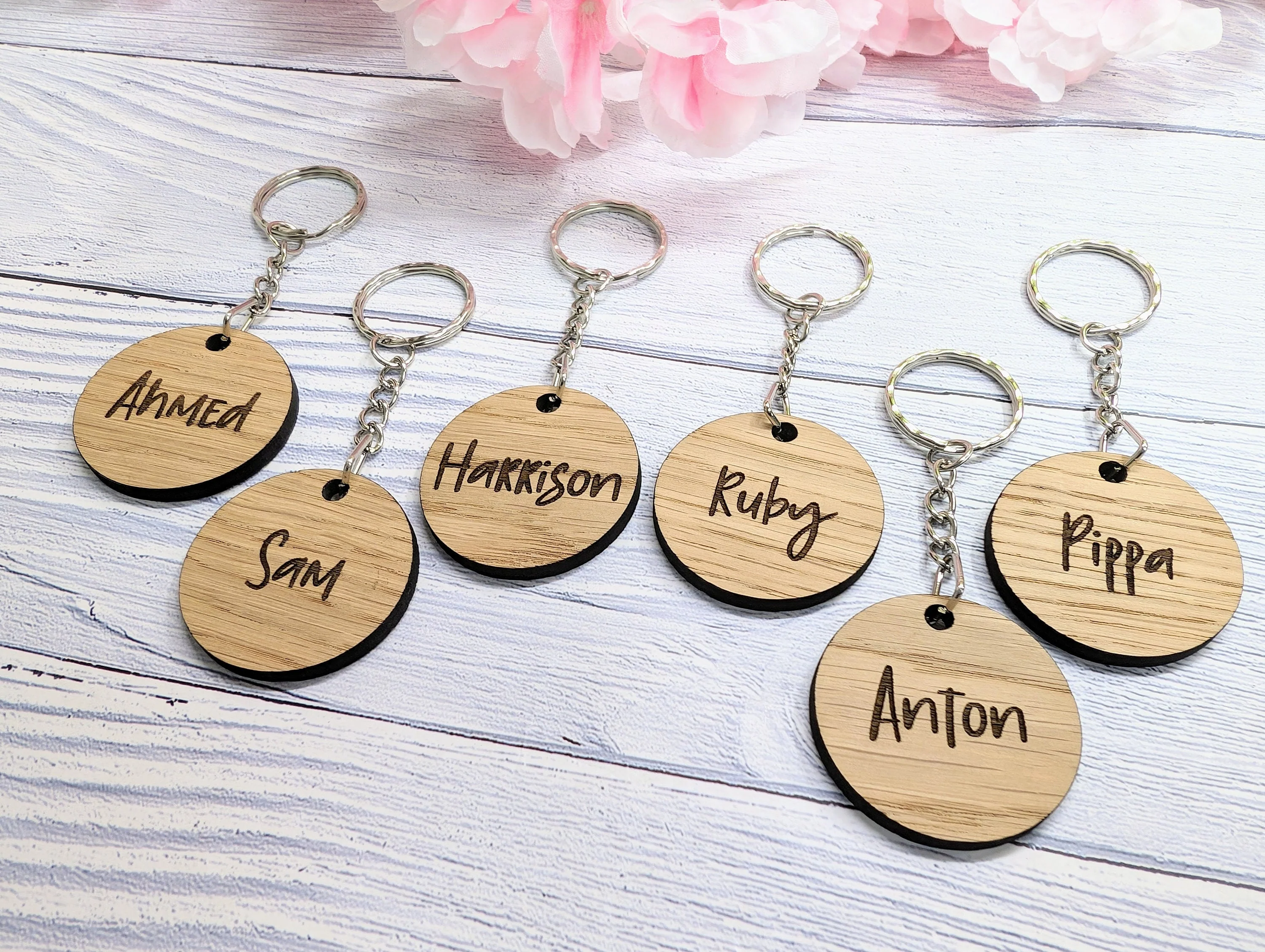 Personalised Student Keyrings, Gifts from Teacher, Custom Names - Image 4