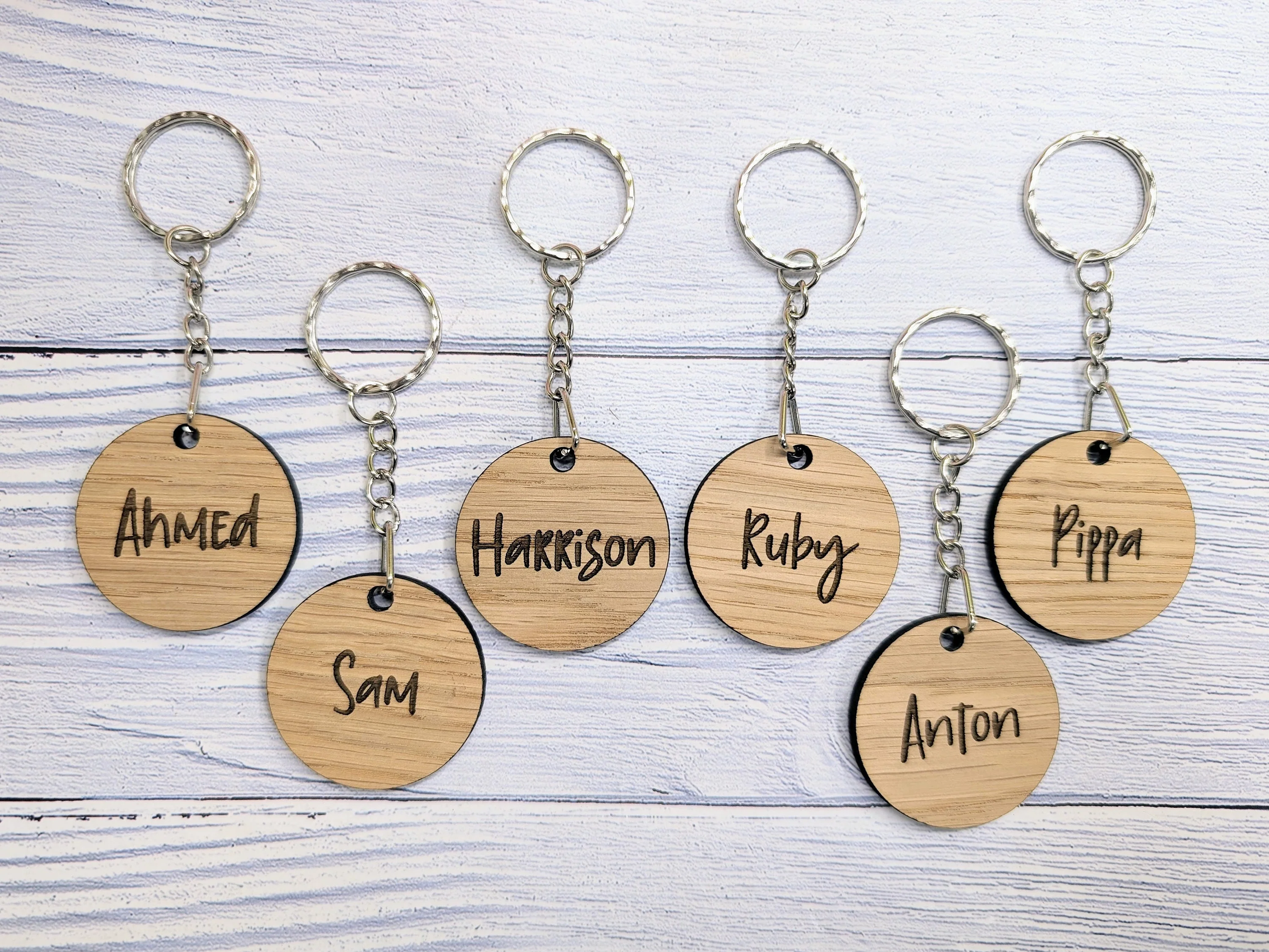 Personalised Student Keyrings, Gifts from Teacher, Custom Names - Image 6
