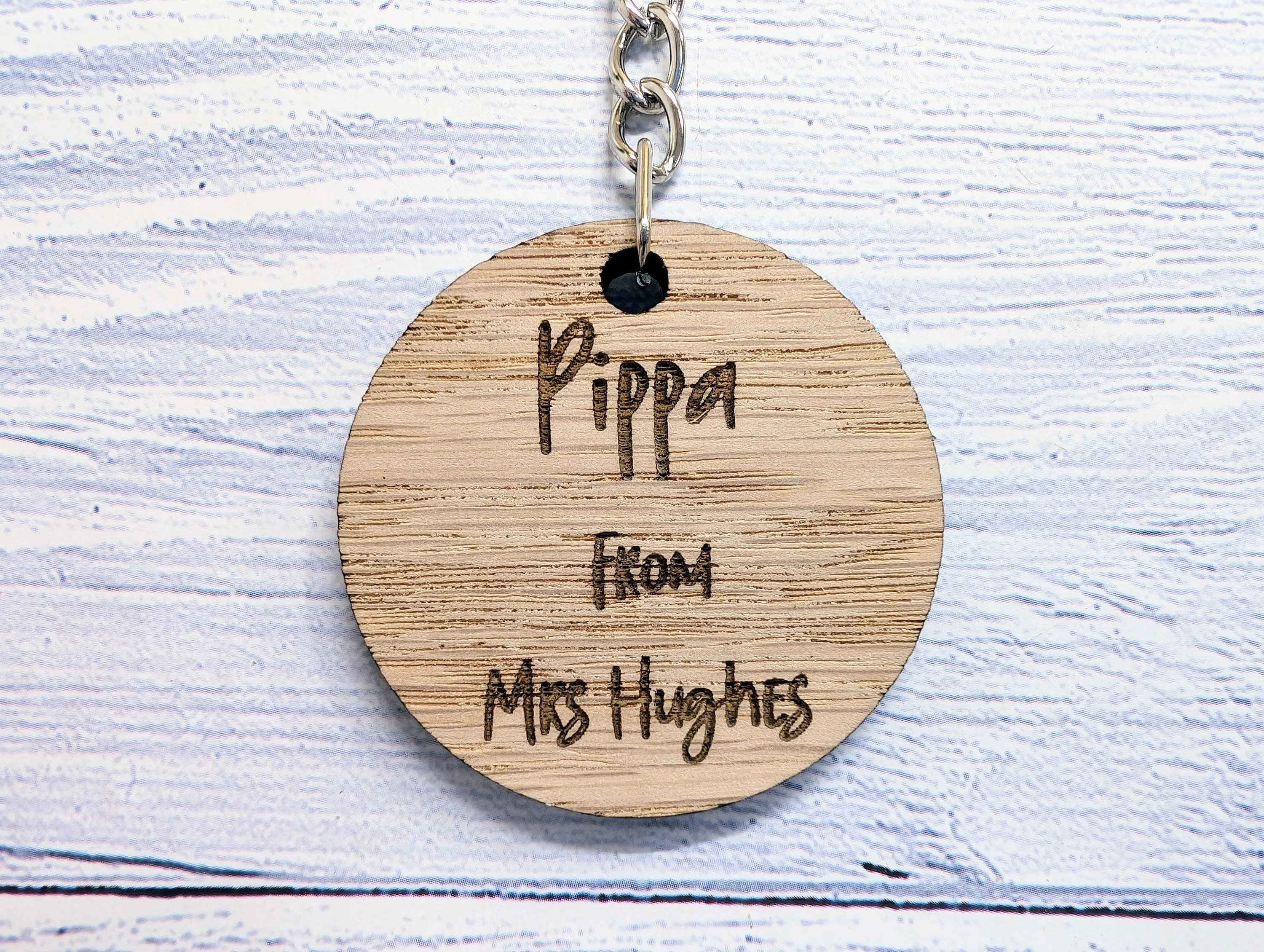 Personalised Student Keyrings | Oak School Key Chains | Gifts For Students | Gifts from Teacher, End of Term, End-of-Year, Custom Names - Image 6