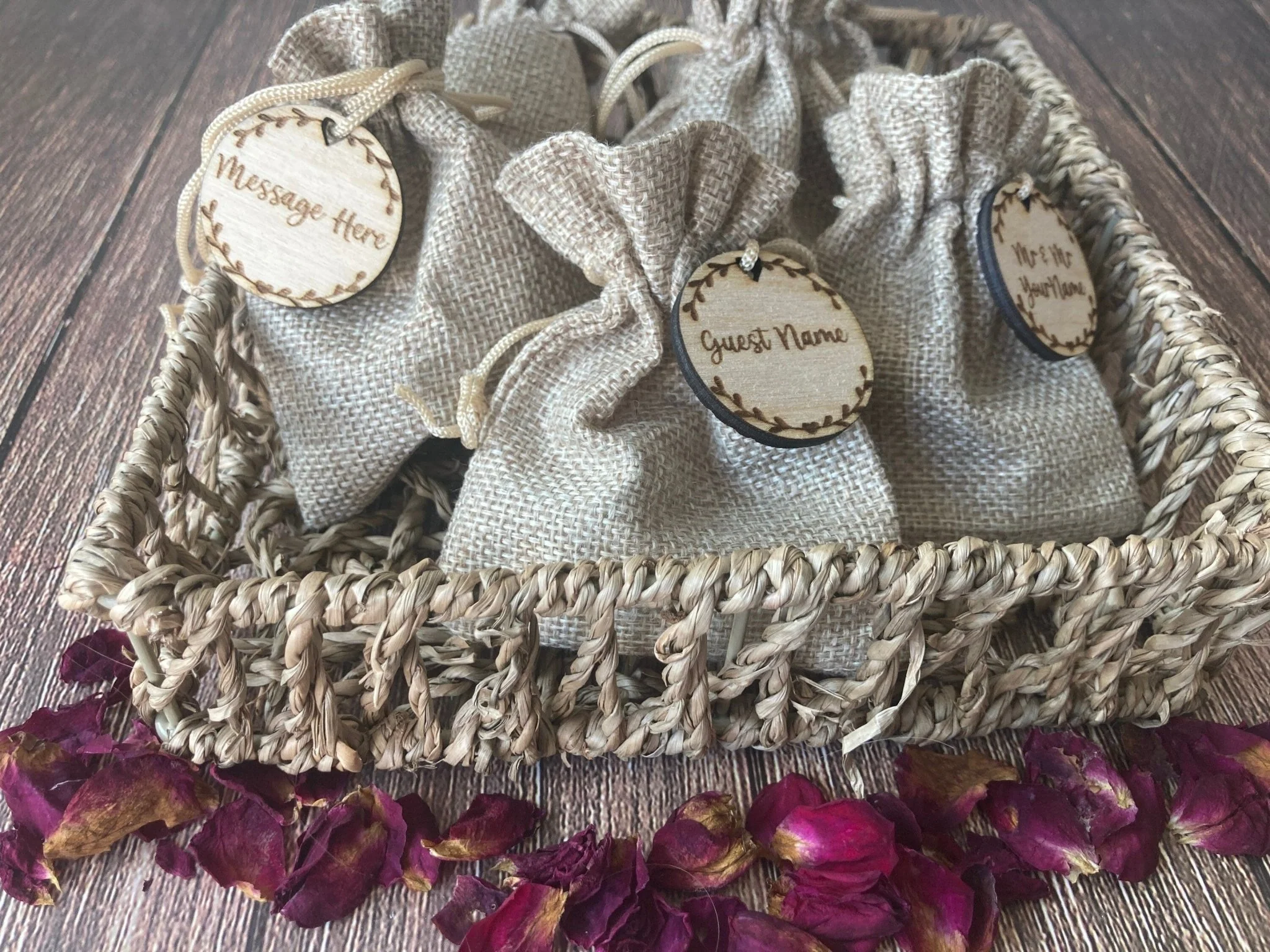 Personalised Wedding Favour Bags, Personalised Confetti Bags - Image 6