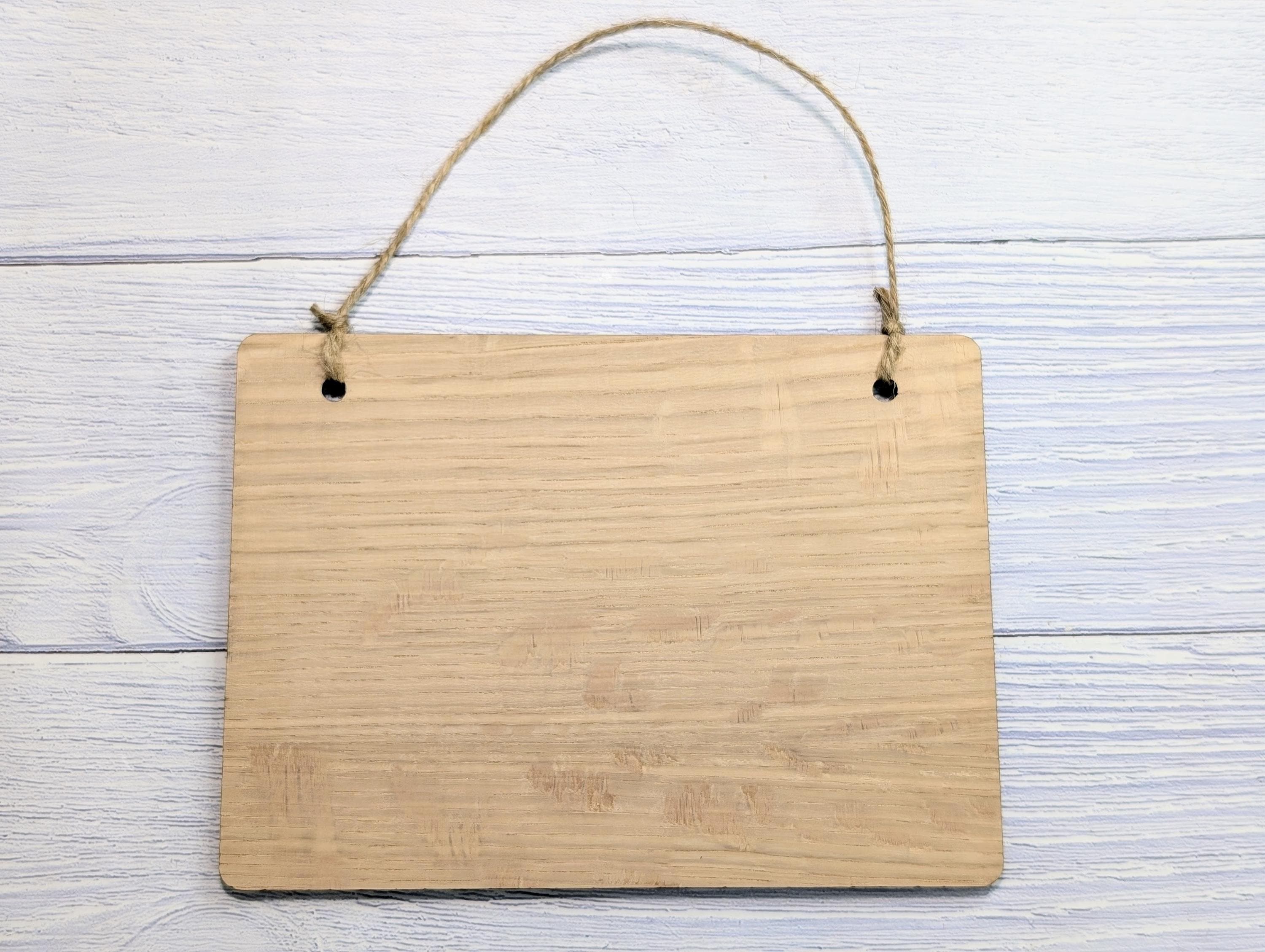 Personalised Wooden Hanging Sign with Floral Border – Eco-Friendly | Custom Wood Signage | Birthday Gift | Man Cave Sign | Bar Sign | Door - Image 7