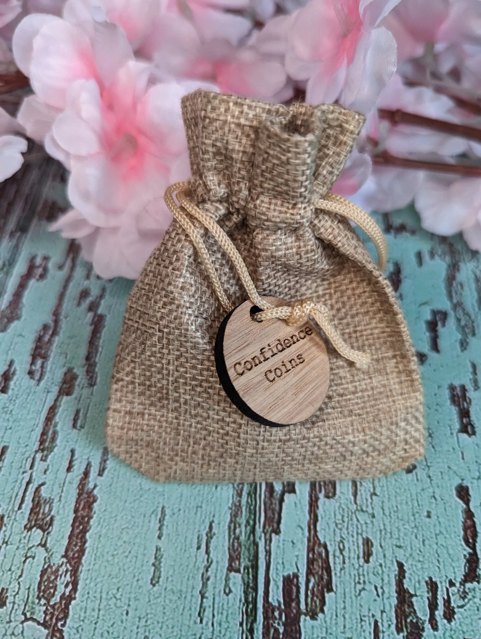 Personalised Wooden Hug Tokens - Oak Kindness Gifts - Gift for Friends - Wooden Tokens - Custom Engraved - Confidence Coins - Image 8