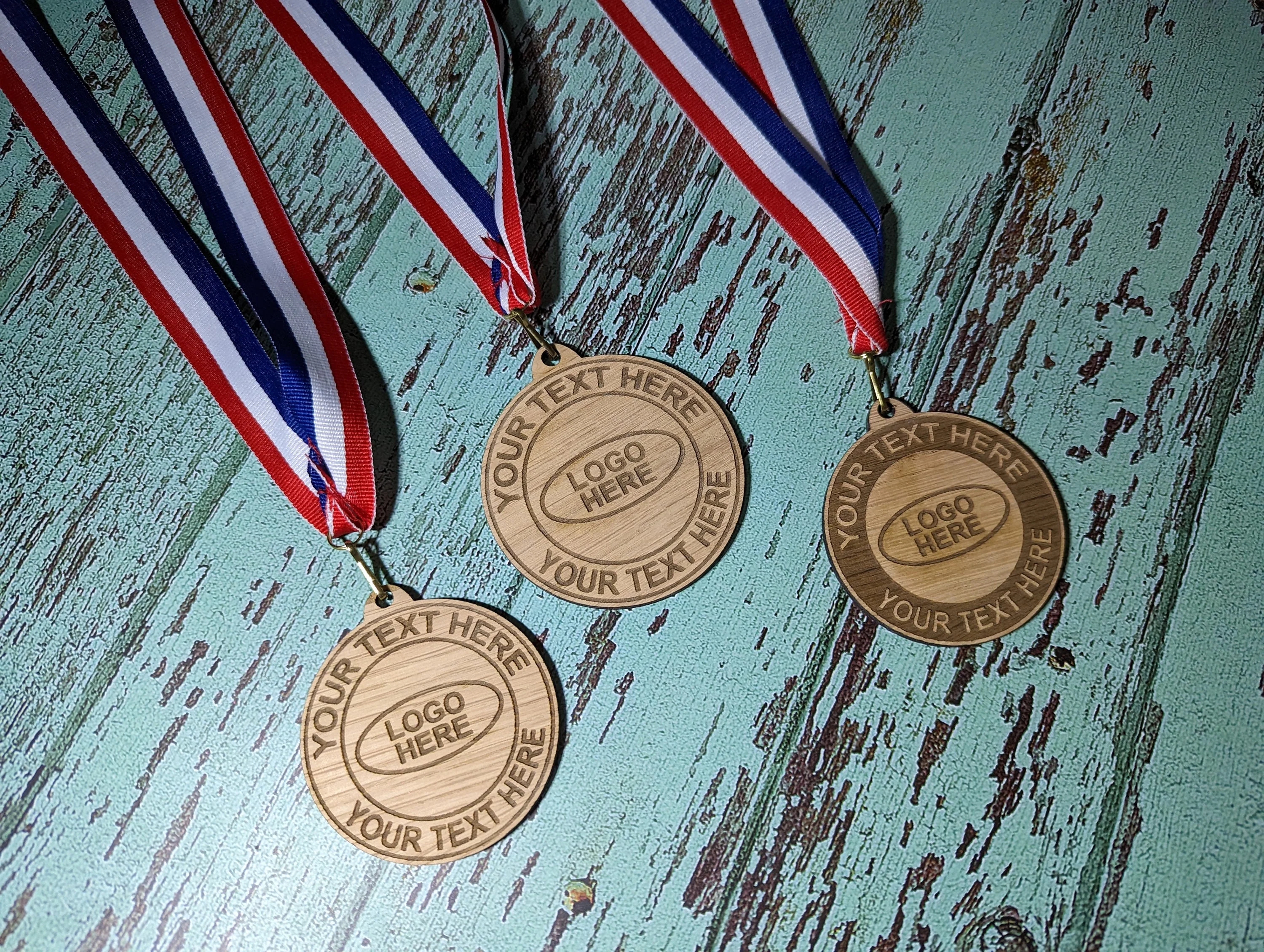 Personalised Wooden Medal, Sports, Marathon, 5K, Fun Run, Archery, 10k, Bike, Race, Swim, Football, Dance, School, Sailing, Sports Day - Image 4