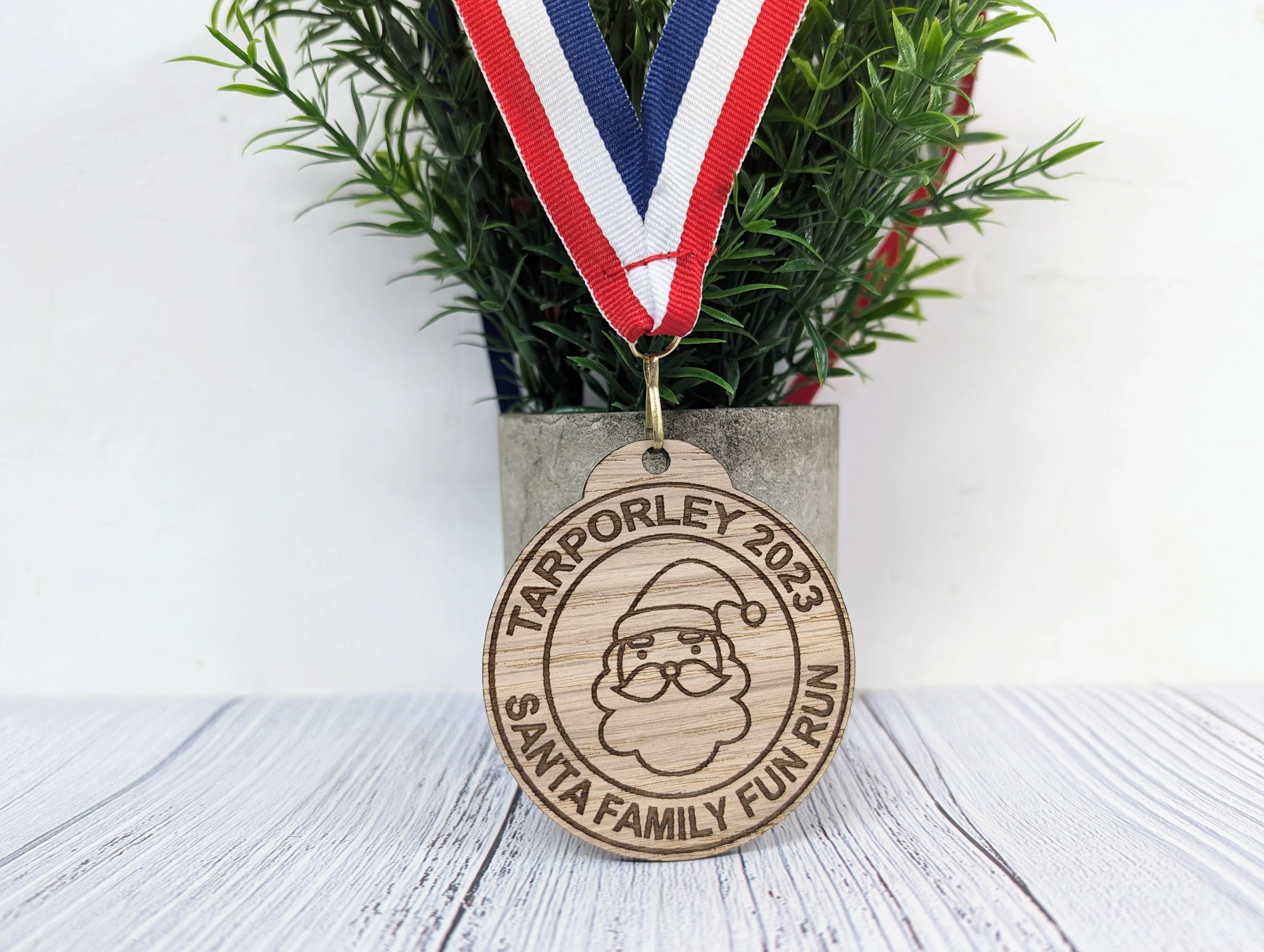 Personalised Wooden Medals for Village Fun Runs & Santa Dashes – Custom Event Awards - Image 7