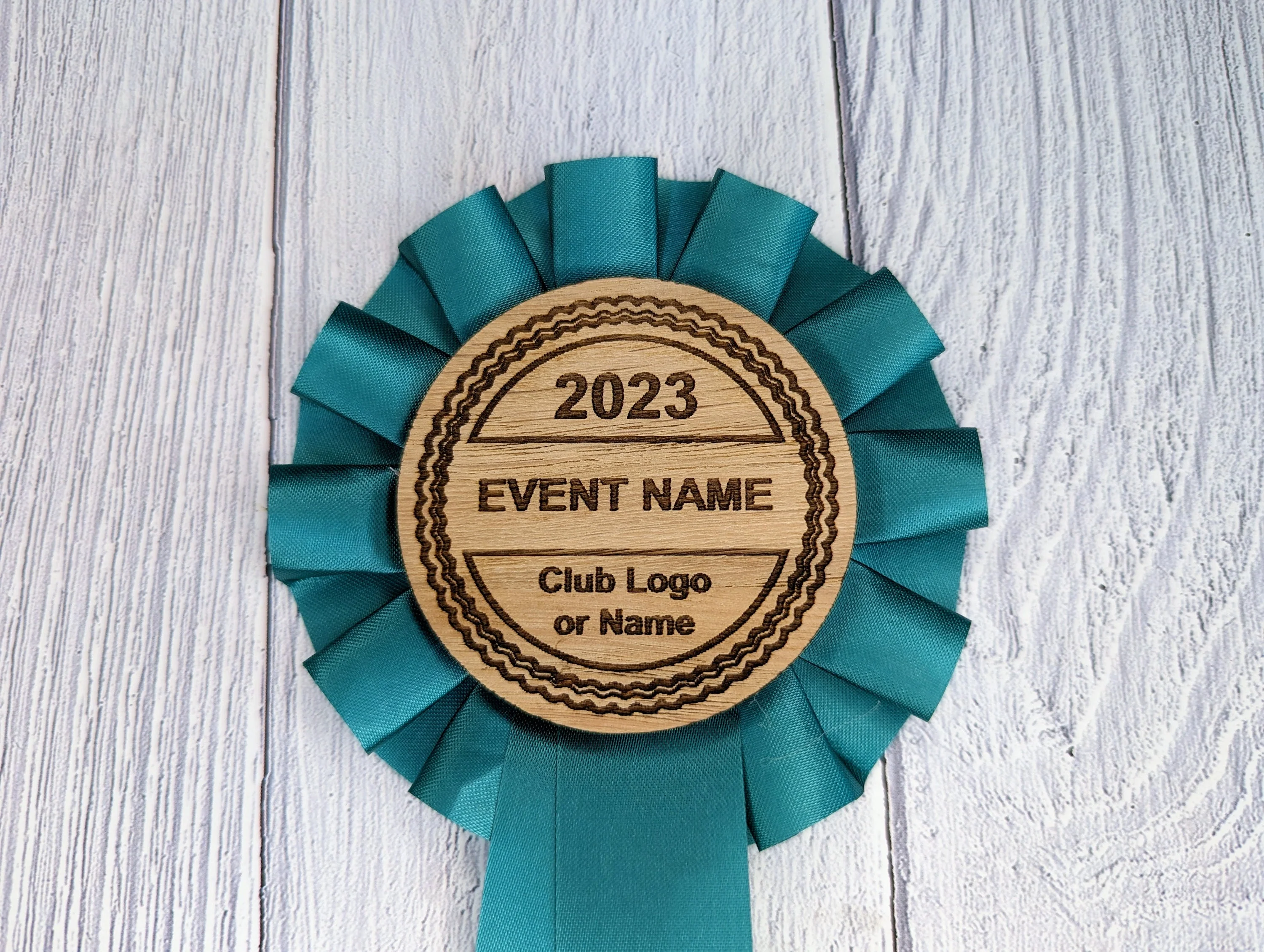 Personalised Wooden Rosette's | Free Design Service | Rosettes in 4 Colours - Image 5